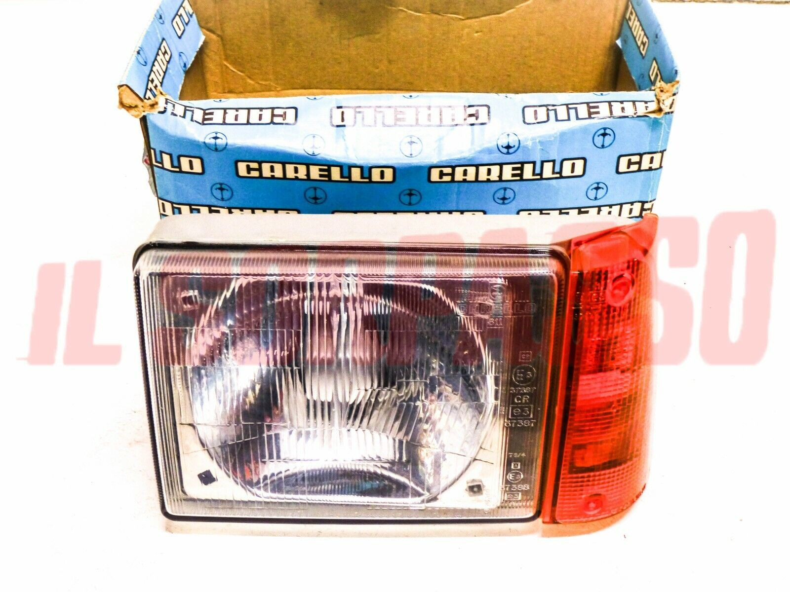 GRUPPO OTTICO SINISTRO FANALE FARO FIAT PANDA 30 CARELLO ORIGINALE GRUPPO OTTICO SINISTRO FANALE FARO FIAT PANDA 30 CARELLO ORIGINALE