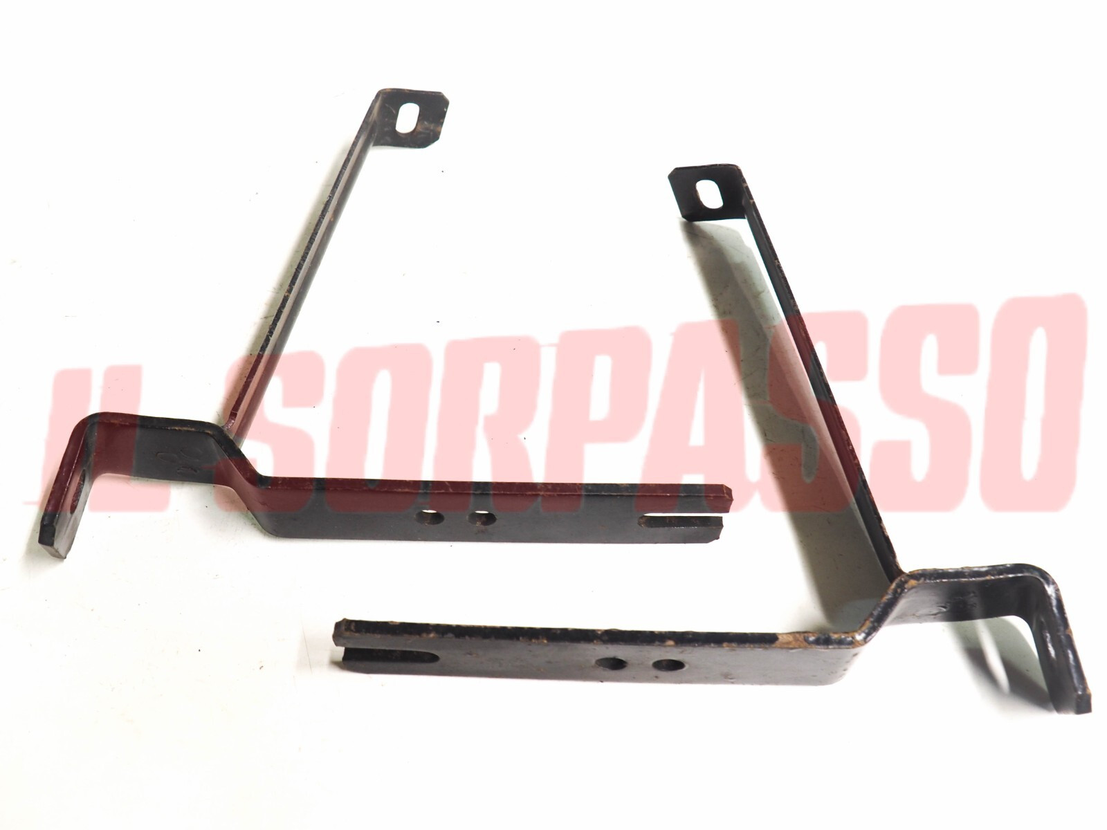 STAFFE PARAURTI ANTERIORE AUTOBIANCHI A112 + ABARTH 4 SERIE MOD. 1977 ORIGINALI STAFFE PARAURTI ANTERIORE AUTOBIANCHI A112 + ABARTH 4 SERIE MOD. 1977 ORIGINALI