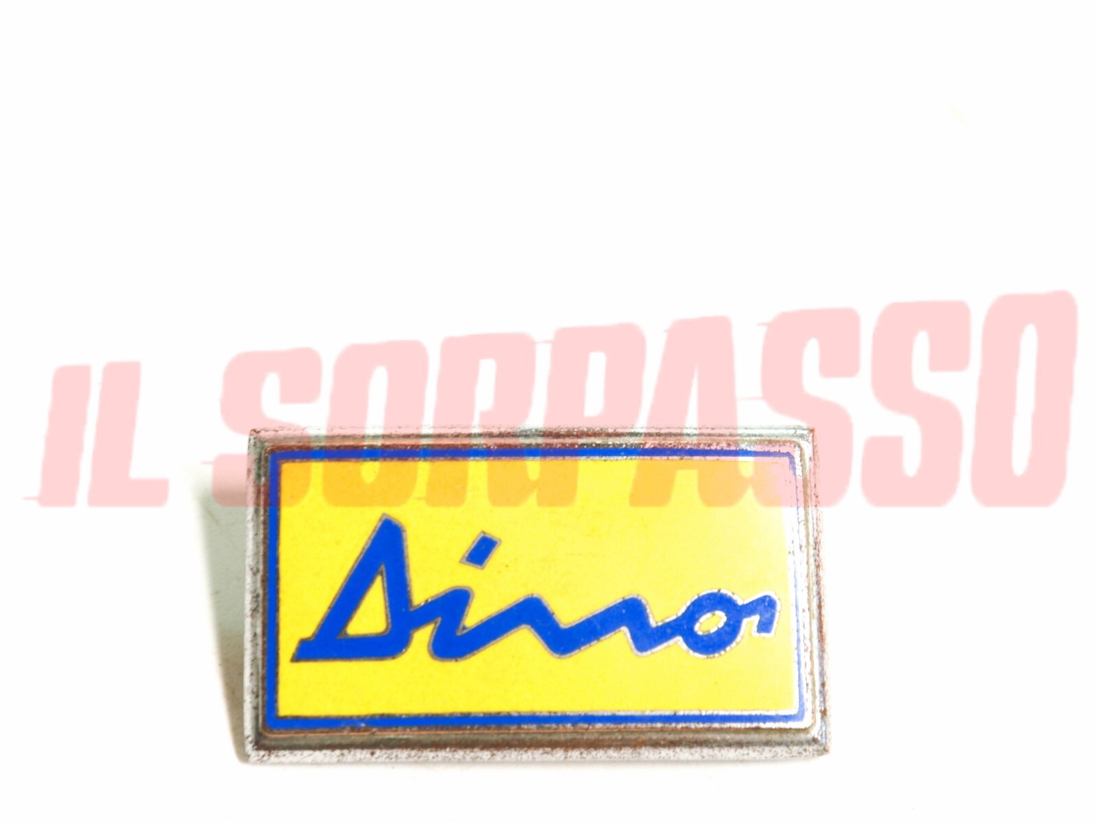 SCRITTA STEMMA FRONTALE ANTERIORE FERRARI DINO 206 - 246 ORIGINALE SCRITTA STEMMA FRONTALE ANTERIORE FERRARI DINO 206 - 246 ORIGINALE