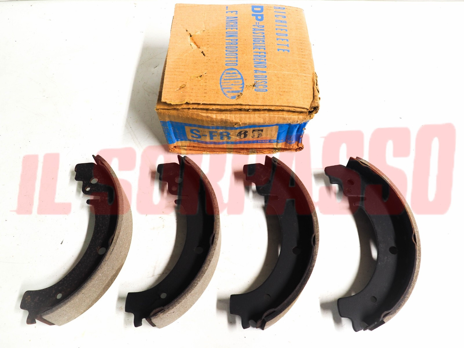 GANASCE FRENO POSTERIORI FIAT 1100 R - 238 1438 cc ORIGINALI GANASCE FRENO POSTERIORI FIAT 1100 R - 238 1438 cc ORIGINALI