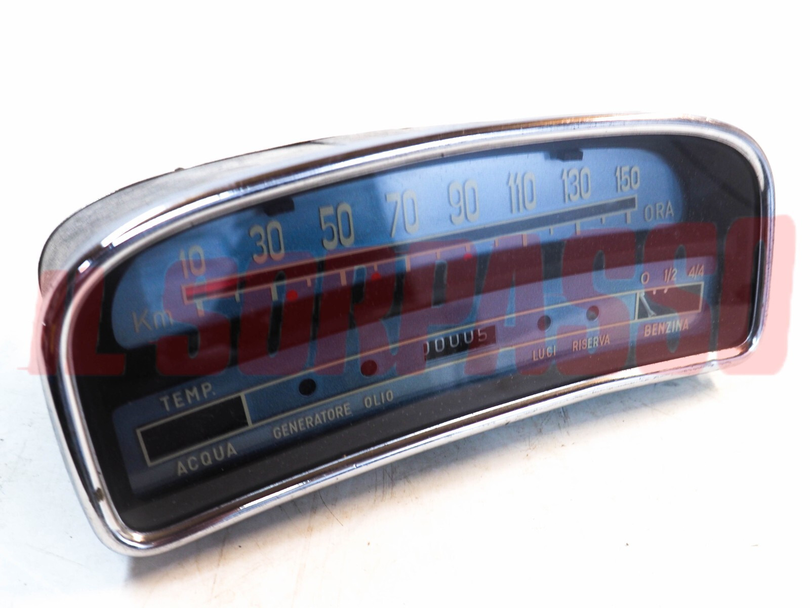 STRUMENTO CONTACHILOMETRI CRUSCOTTO FIAT 1100 D ORIGINALE VEGLIA STRUMENTO CONTACHILOMETRI CRUSCOTTO FIAT 1100 D ORIGINALE VEGLIA
