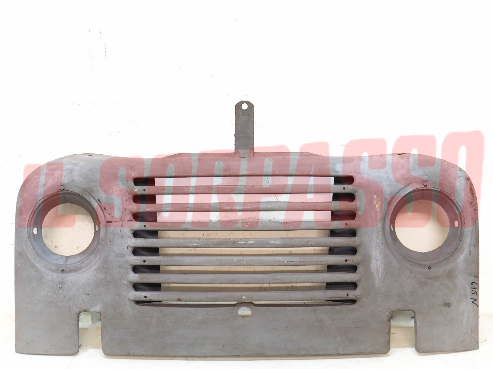 RIVESTIMENTO ANTERIORE FRONTALE CALANDRA FIAT 615 N FURGONE ORIGINALE RIVESTIMENTO ANTERIORE FRONTALE CALANDRA FIAT 615 N FURGONE ORIGINALE
