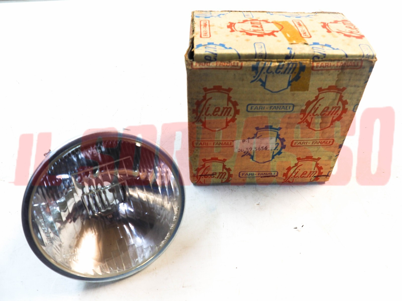 GRUPPO OTTICO FANALE FARO + PORTA LAMPADA SIEM VESPA 50 R L N ORIGINALE GRUPPO OTTICO FANALE FARO + PORTA LAMPADA SIEM VESPA 50 R L N ORIGINALE