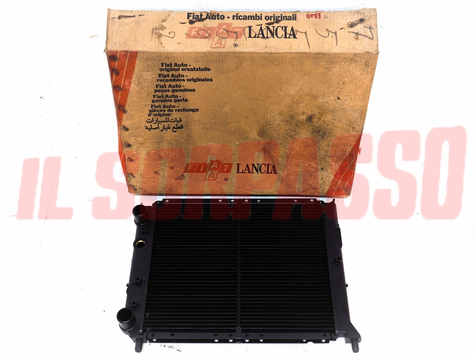 RADIATORE ACQUA MOTORE FIAT REGATA ORIGINALE 7572592 RADIATORE ACQUA MOTORE FIAT REGATA ORIGINALE 7572592