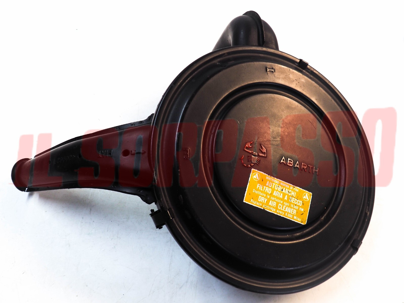 BUSSOLO CONTENITORE + COPERCHIO FILTRO ARIA AUTOBIANCHI A112 ABARTH IMMACOLATO BUSSOLO CONTENITORE + COPERCHIO FILTRO ARIA AUTOBIANCHI A112 ABARTH IMMACOLATO