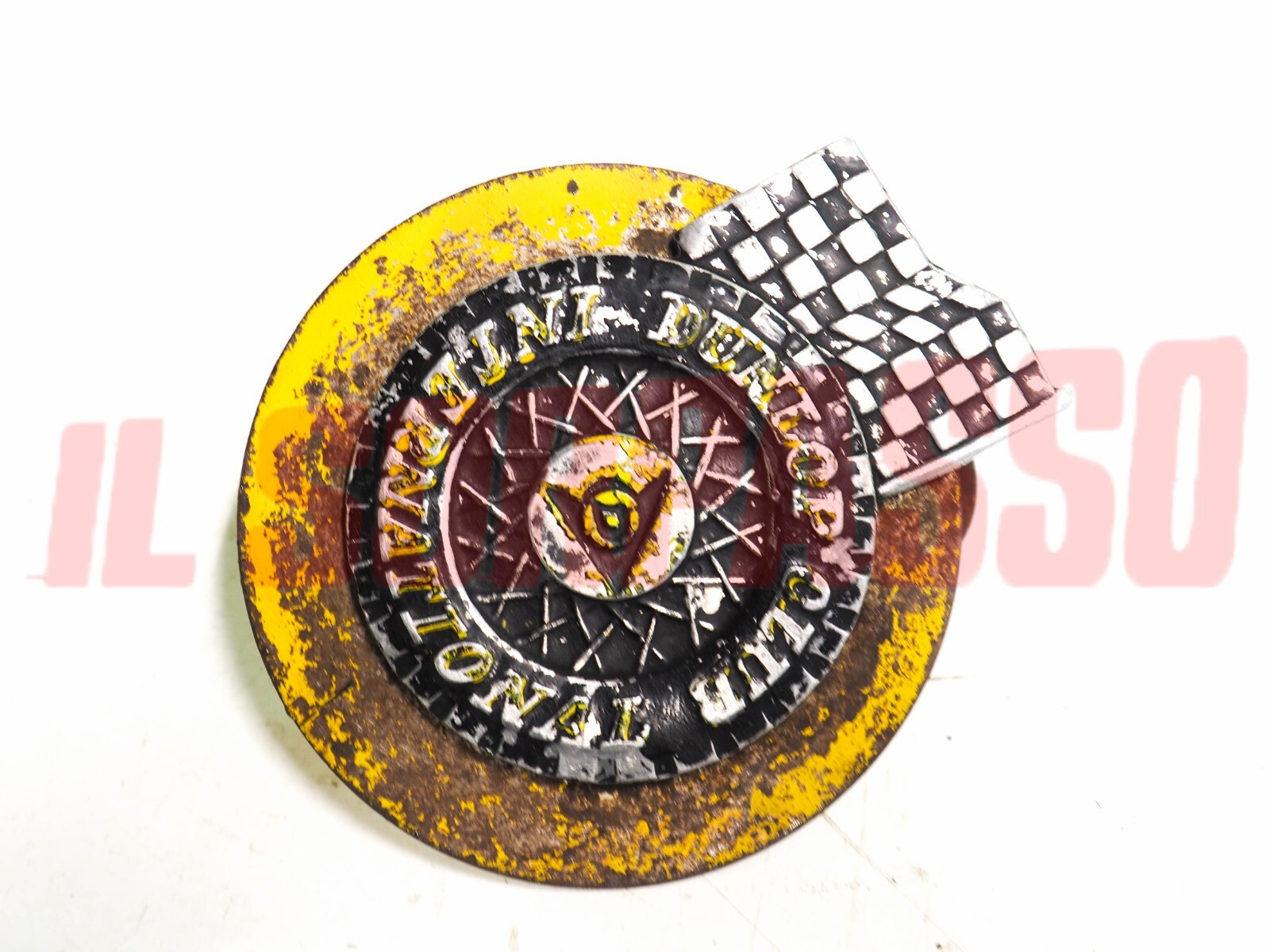 FREGIO EMBLEMA STEMMA RADIATORE INTERNATIONAL DUNLOP CLUB ANNI 60 70 FREGIO EMBLEMA STEMMA RADIATORE INTERNATIONAL DUNLOP CLUB ANNI 60 70