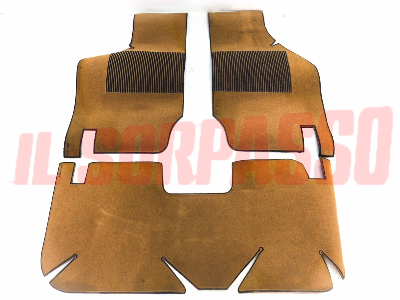 TAPPETI BEIGE IN MOQUETTE FIAT 128 BERLINA RALLY ORIGINALI HELLENICO FILGOMMA TAPPETI BEIGE IN MOQUETTE FIAT 128 BERLINA RALLY ORIGINALI HELLENICO FILGOMMA