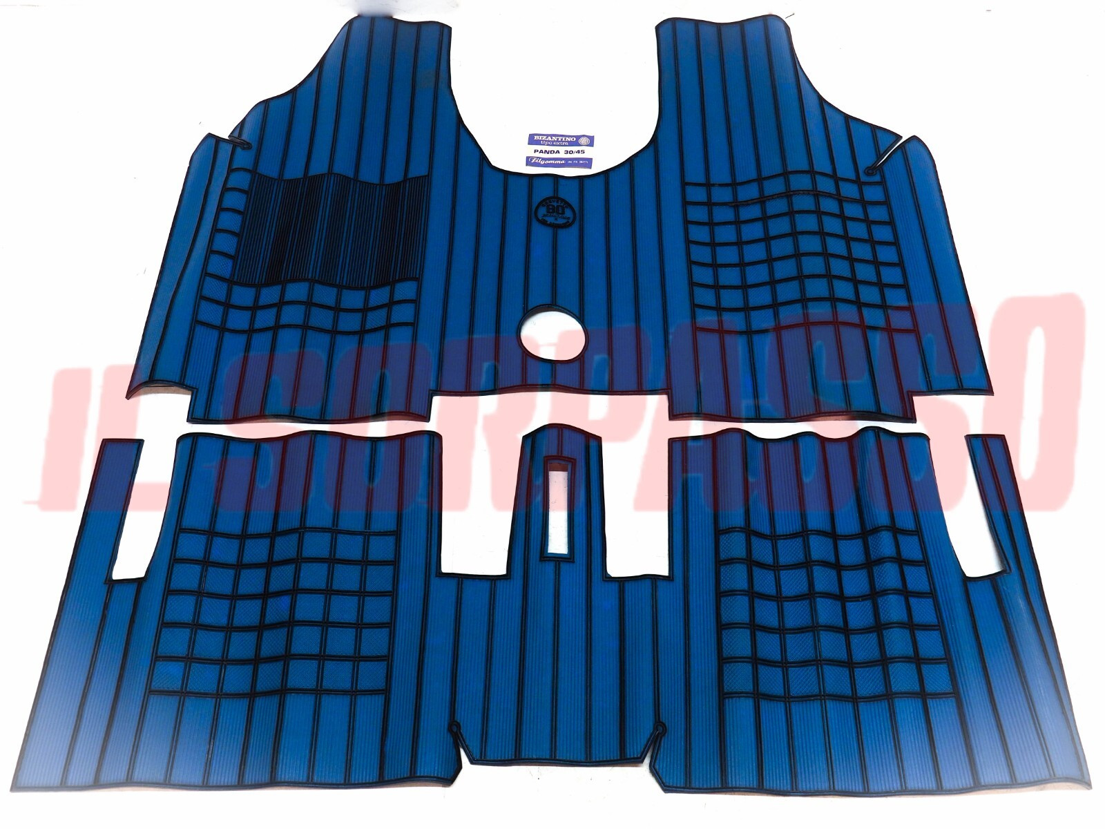 SOPRA TAPPETI IN GOMMA BLU E NERI FIAT PANDA 30 45 4x4 ORIGINALI FILGOMMA SOPRA TAPPETI IN GOMMA BLU E NERI FIAT PANDA 30 45 4x4 ORIGINALI FILGOMMA