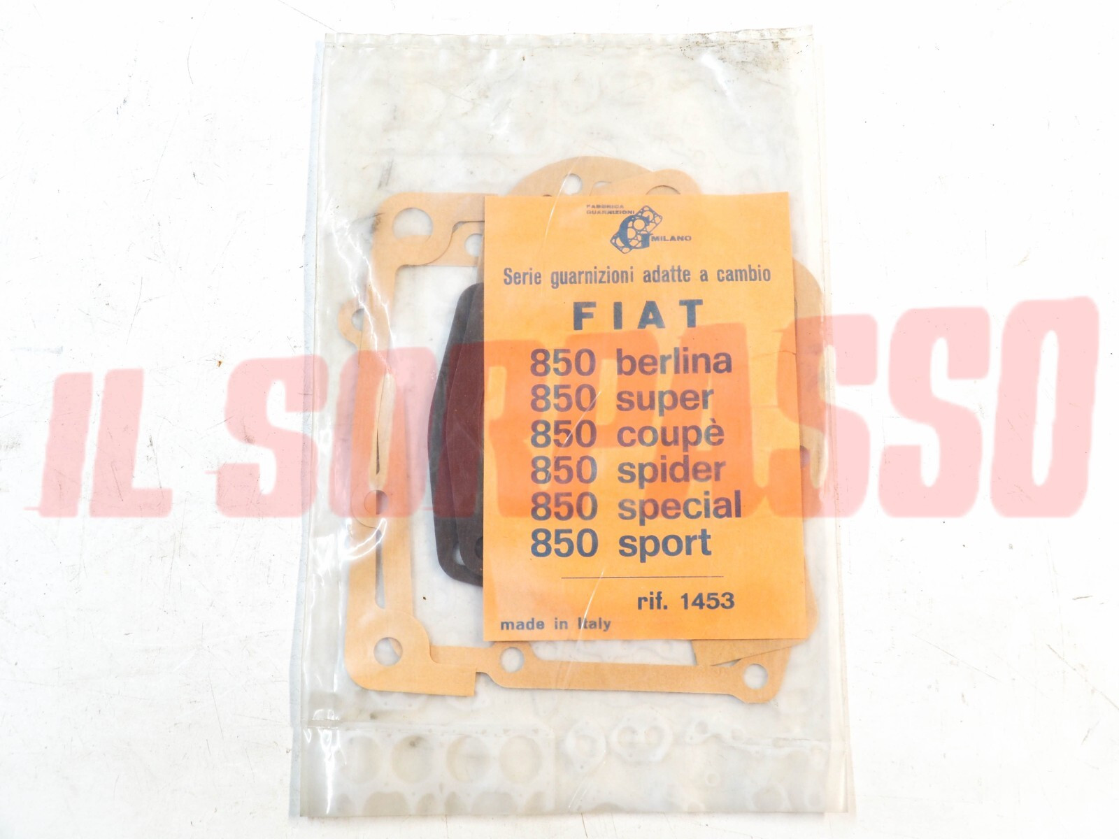GUARNIZIONI SERIE CAMBIO FIAT 850 BERLINA SPECIAL COUPE SPIDER ORIGINALI GUARNIZIONI SERIE CAMBIO FIAT 850 BERLINA SPECIAL COUPE SPIDER ORIGINALI