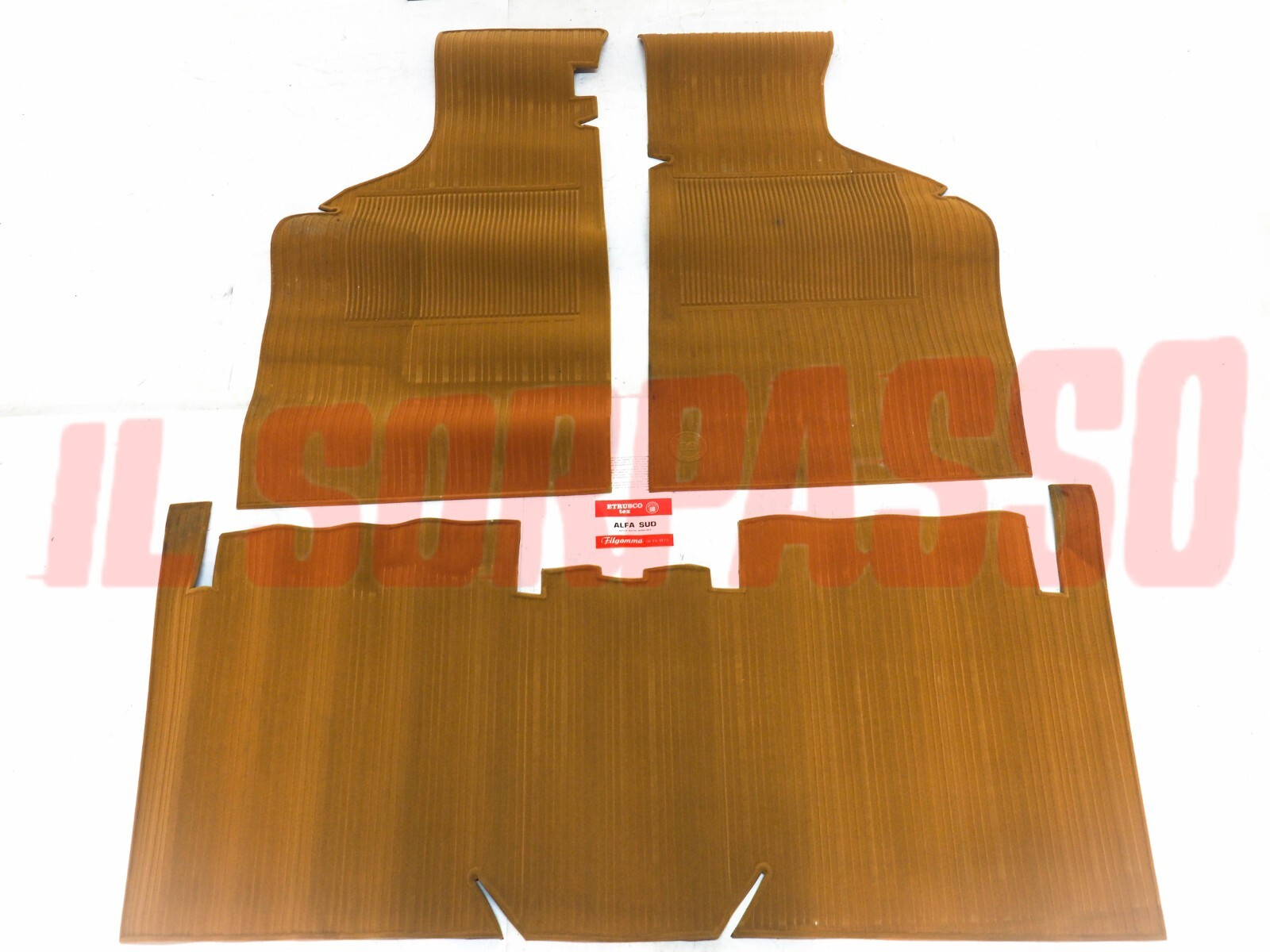 SOPRA TAPPETI IN MOQUETTE BEIGE ALFA ROMEO ALFA SUD ORIGINALI FILGOMMA