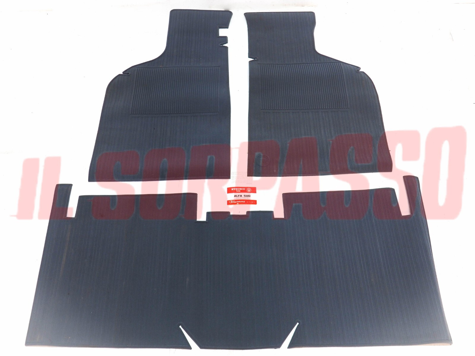 SOPRA TAPPETI IN MOQUETTE GRIGI ALFA ROMEO ALFA SUD ORIGINALI FILGOMMA SOPRA TAPPETI IN MOQUETTE GRIGI ALFA ROMEO ALFA SUD ORIGINALI FILGOMMA