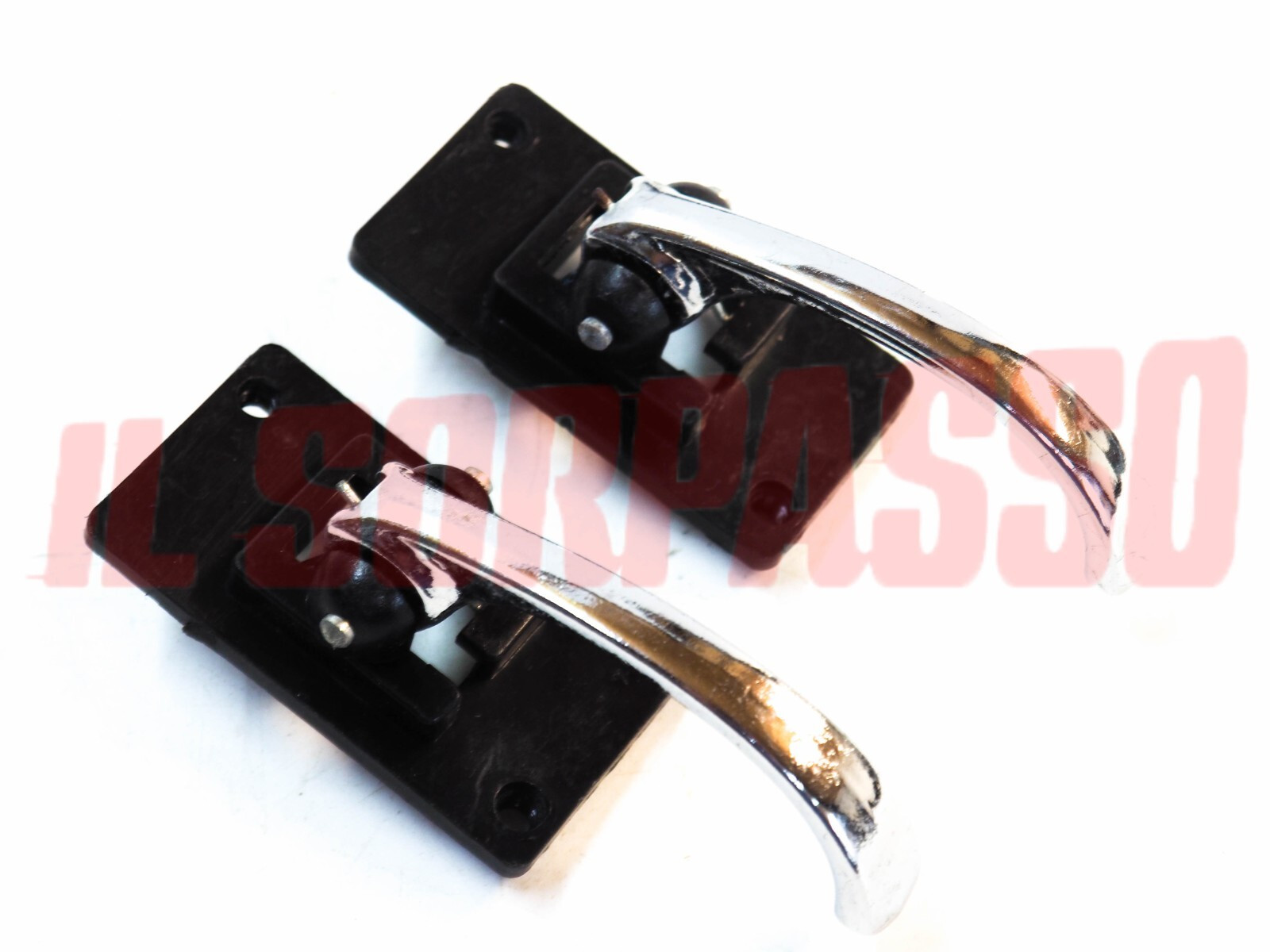 MANIGLIE CROMATE APRI PORTA DESTRA SINISTRA 2 FORI FIAT 500 L 124 125 127 128 MANIGLIE CROMATE APRI PORTA DESTRA SINISTRA 2 FORI FIAT 500 L 124 125 127 128