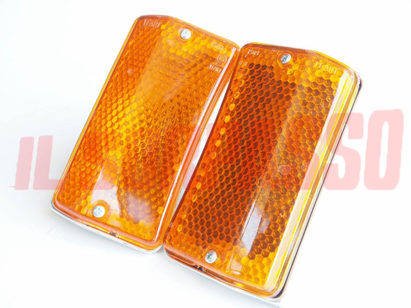FANALINI ANTERIORI FRECCE DESTRO SINISTRO ARANCIO FIAT 124 SPECIAL 2 SERIE LEART FANALINI ANTERIORI FRECCE DESTRO SINISTRO ARANCIO FIAT 124 SPECIAL 2 SERIE LEART