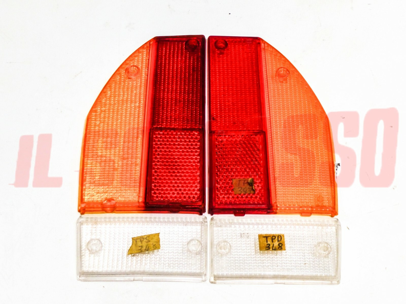 PLASTICHE FANALI POSTERIORI DESTRO SINISTRO LANCIA BETA BERLINA 2 SERIE MARCA PV