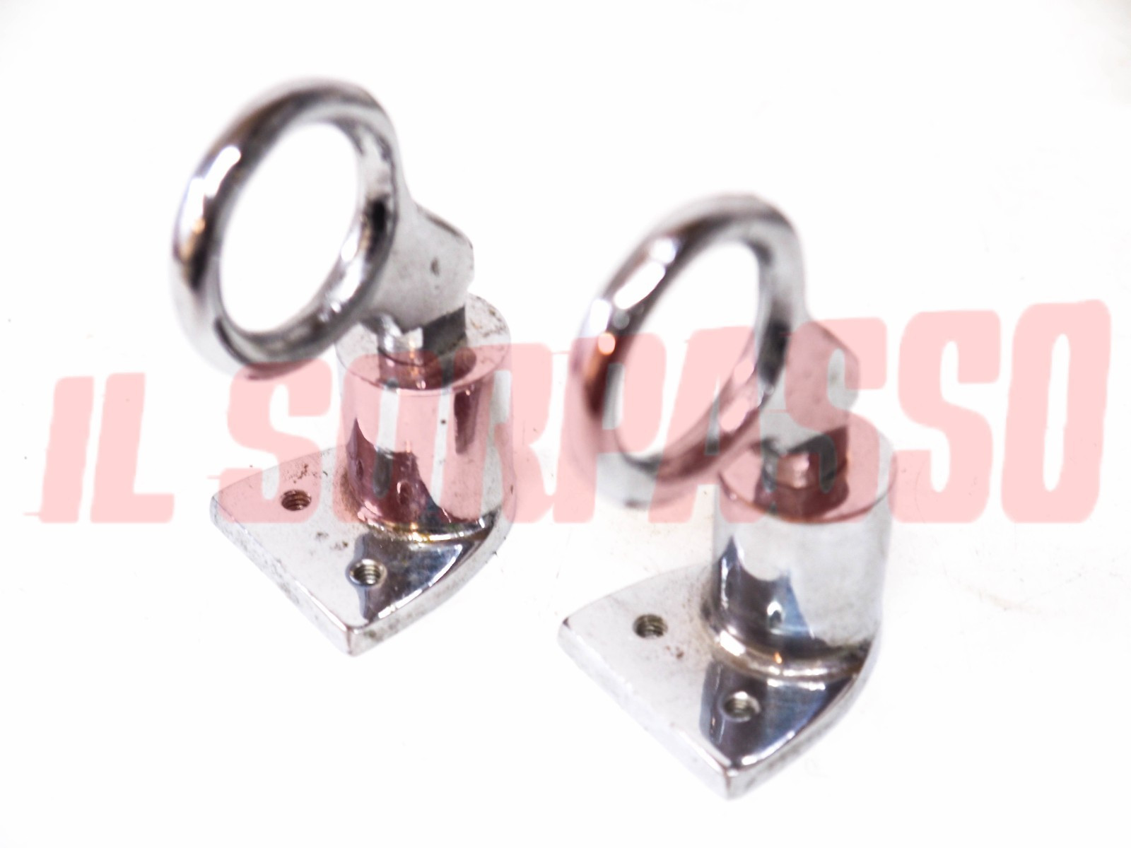 GANCI CHIUSURA COFANO ANTERIORE FIAT LANCIA ALFA ROMEO SPORTIVE ANNI 40 50 NOS GANCI CHIUSURA COFANO ANTERIORE FIAT LANCIA ALFA ROMEO SPORTIVE ANNI 40 50 NOS