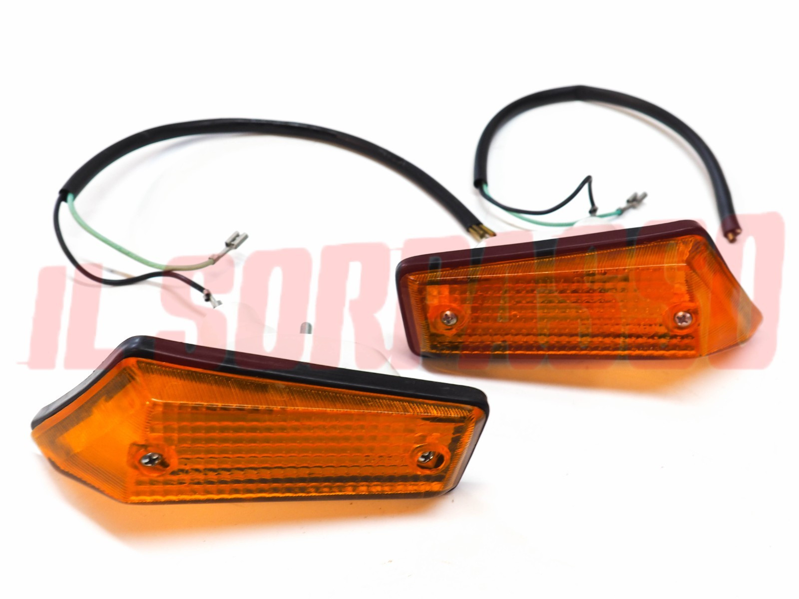 FANALINI FRECCE ANTERIORI DESTRO + SINISTRO CITROEN DYANE ARANCIO VERALUX