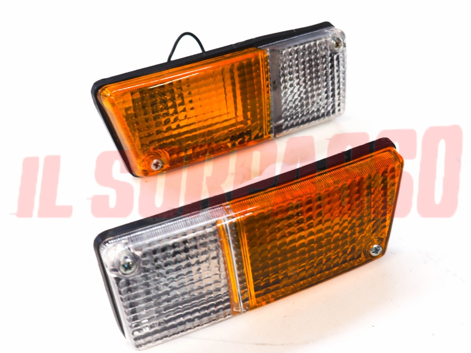 FANALINI ANTERIORI DESTRO + SINISTRO RENAULT R5 ORIGINALI BICOLORE LEART FANALINI ANTERIORI DESTRO + SINISTRO RENAULT R5 ORIGINALI BICOLORE LEART