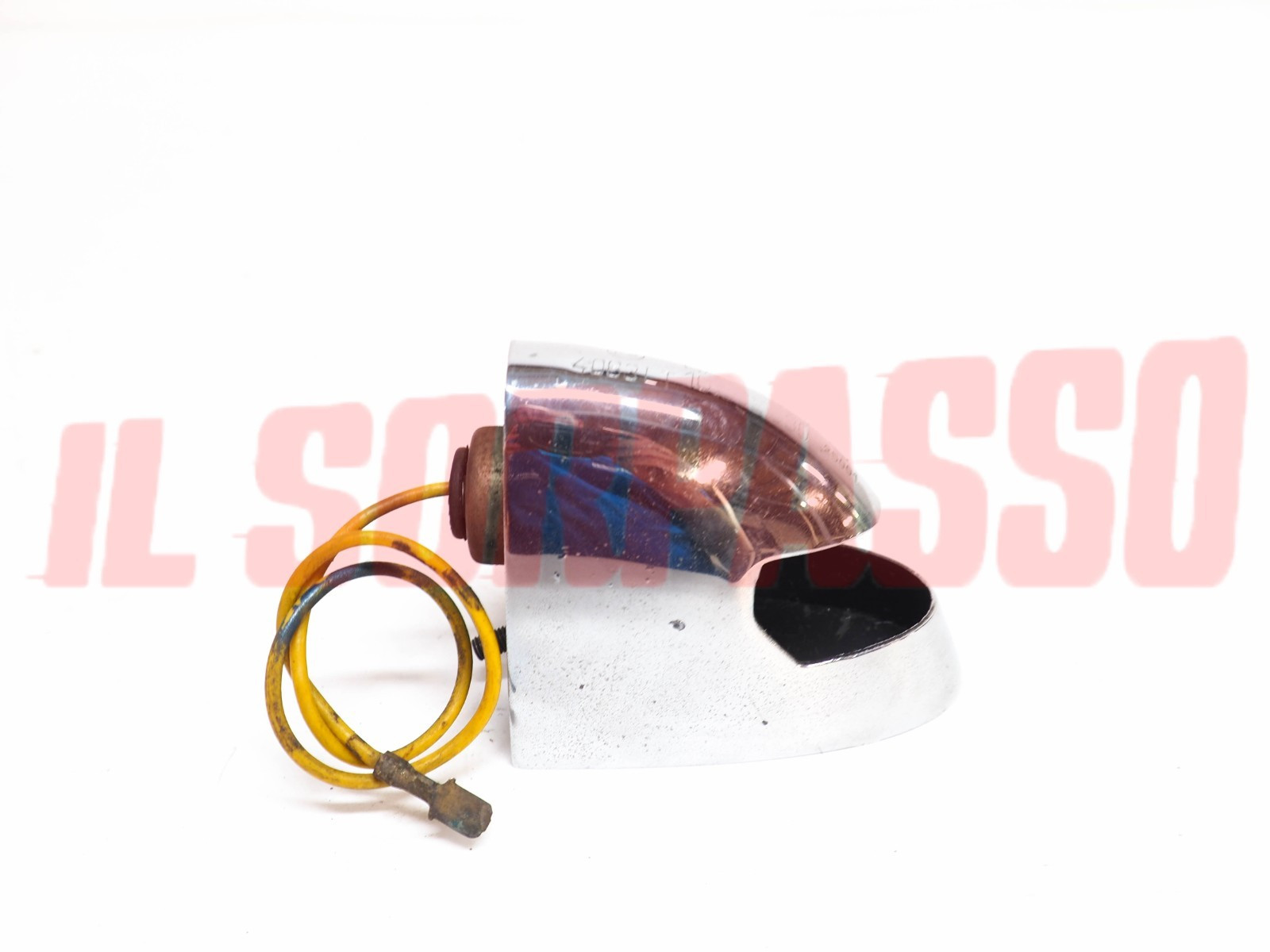 FANALINO LUCE TARGA SU PARAURTI FIAT 850 SPIDER SPORT ORIGINALE CARELLO FANALINO LUCE TARGA SU PARAURTI FIAT 850 SPIDER SPORT ORIGINALE CARELLO