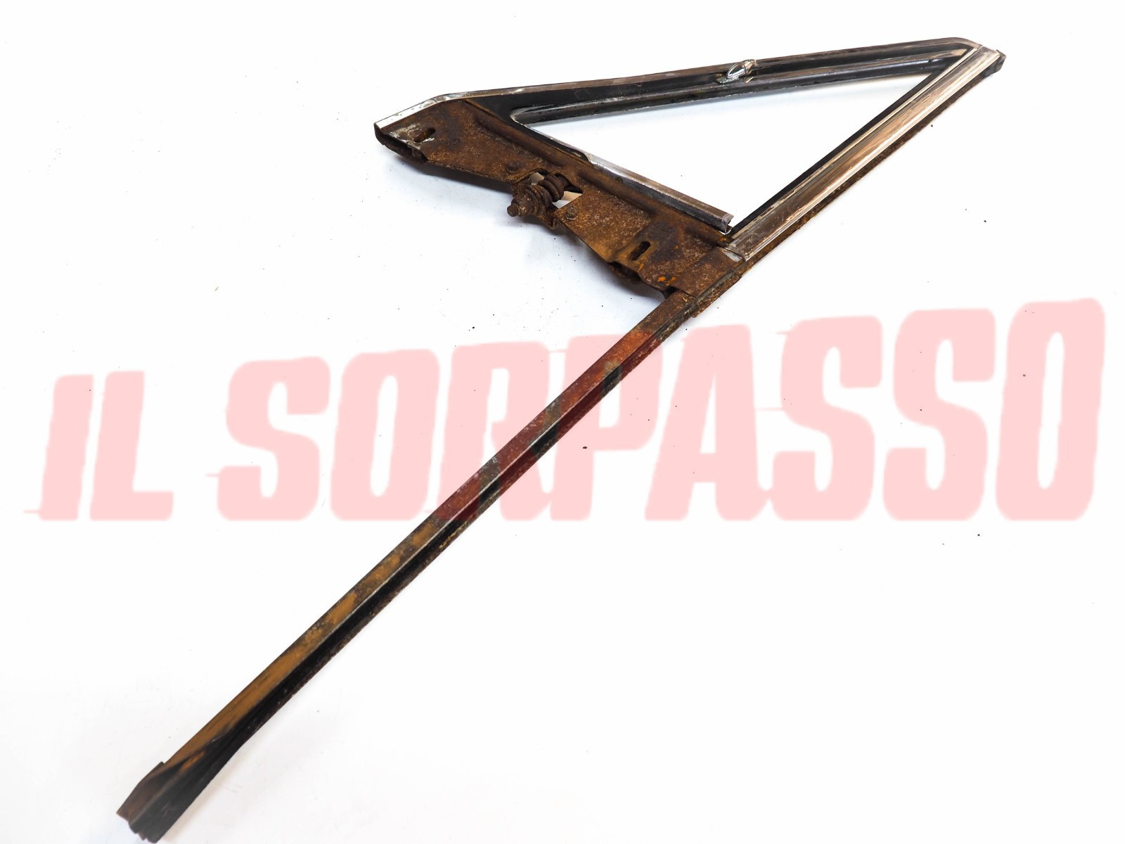 TELAIO DEFLETTORE CORNICE PORTA SINISTRA FIAT 124 SPIDER ORIGINALE TELAIO DEFLETTORE CORNICE PORTA SINISTRA FIAT 124 SPIDER ORIGINALE