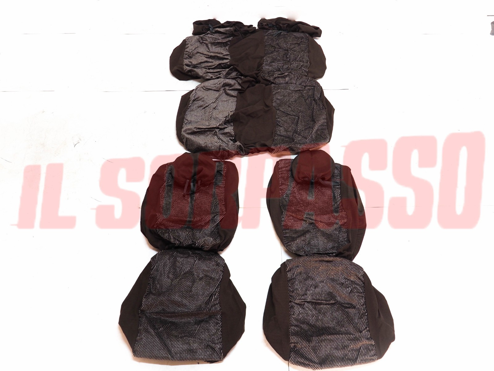 FODERE TAPPEZZERIA COPRI SEDILI MARRONI LANCIA DELTA MK1 4WD TURBO INTEGRALE FODERE TAPPEZZERIA COPRI SEDILI MARRONI LANCIA DELTA MK1 4WD TURBO INTEGRALE