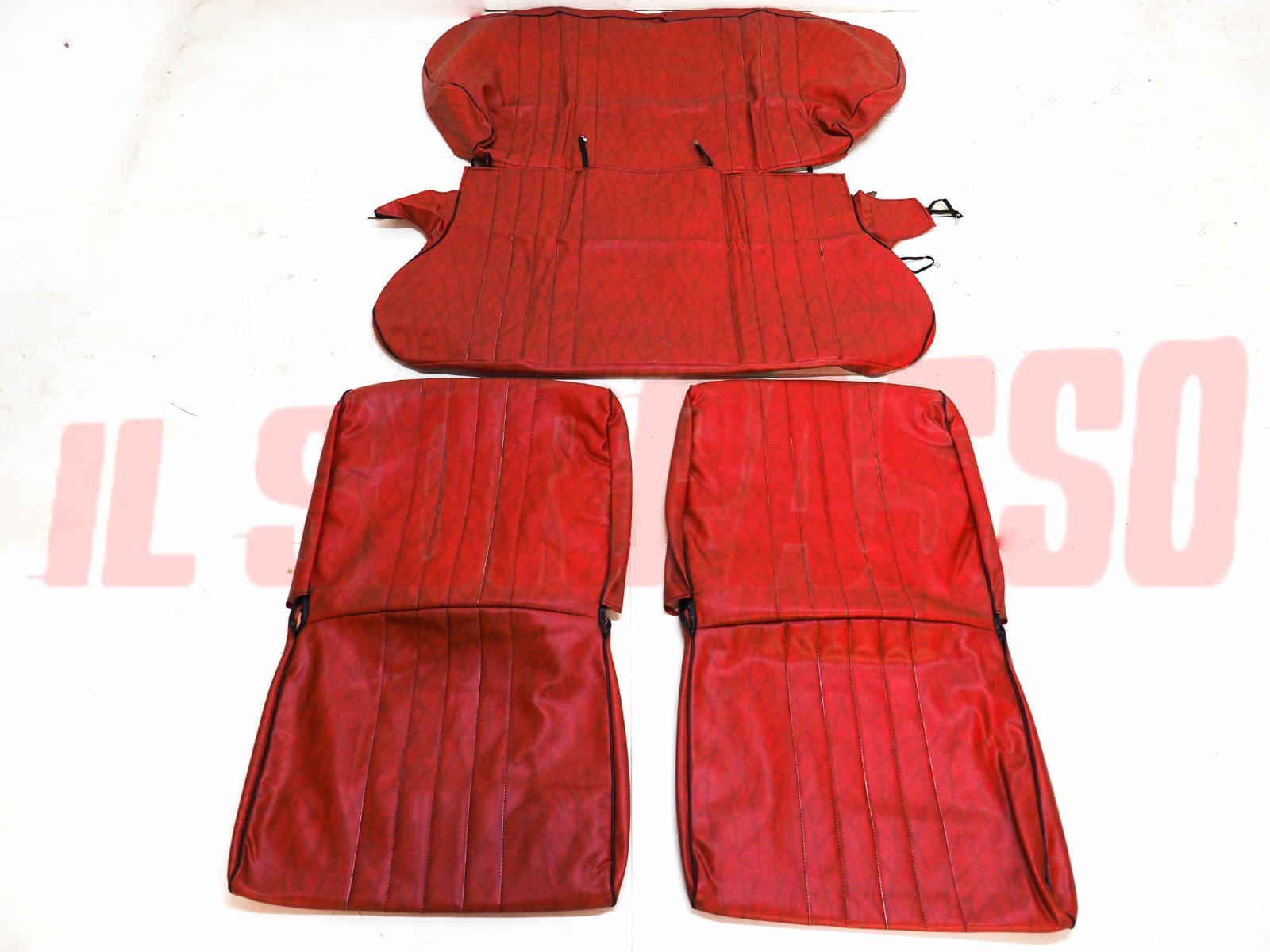 FODERE TAPPEZZERIA COPRI SEDILI ROSSE VIMPELLE AUTOBIANCHI A112 2 SERIE ELEGANT FODERE TAPPEZZERIA COPRI SEDILI ROSSE VIMPELLE AUTOBIANCHI A112 2 SERIE ELEGANT