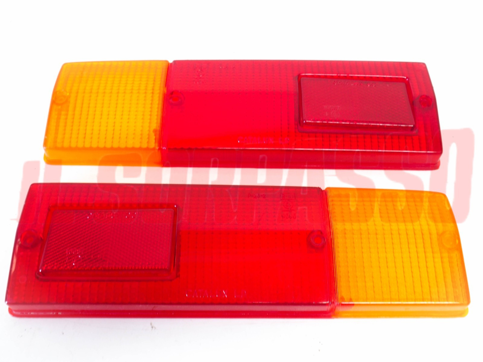 PLASTICHE FANALI POSTERIORI FIAT 124 SPECIAL T TI MARCA CATALUX