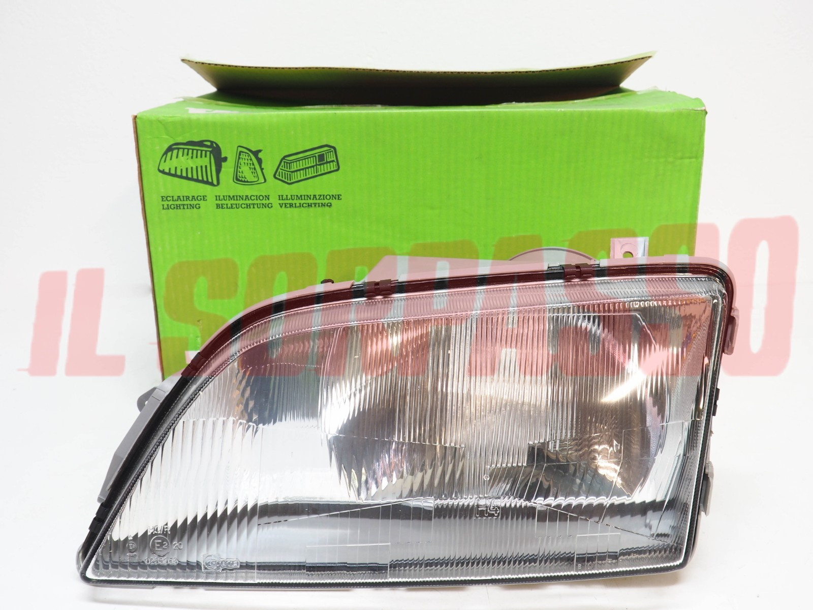 GRUPPO OTTICO FANALE FARO SINISTRO OPEL OMEGA ORIGINALE H4 CIBIE' GRUPPO OTTICO FANALE FARO SINISTRO OPEL OMEGA ORIGINALE H4 CIBIE'