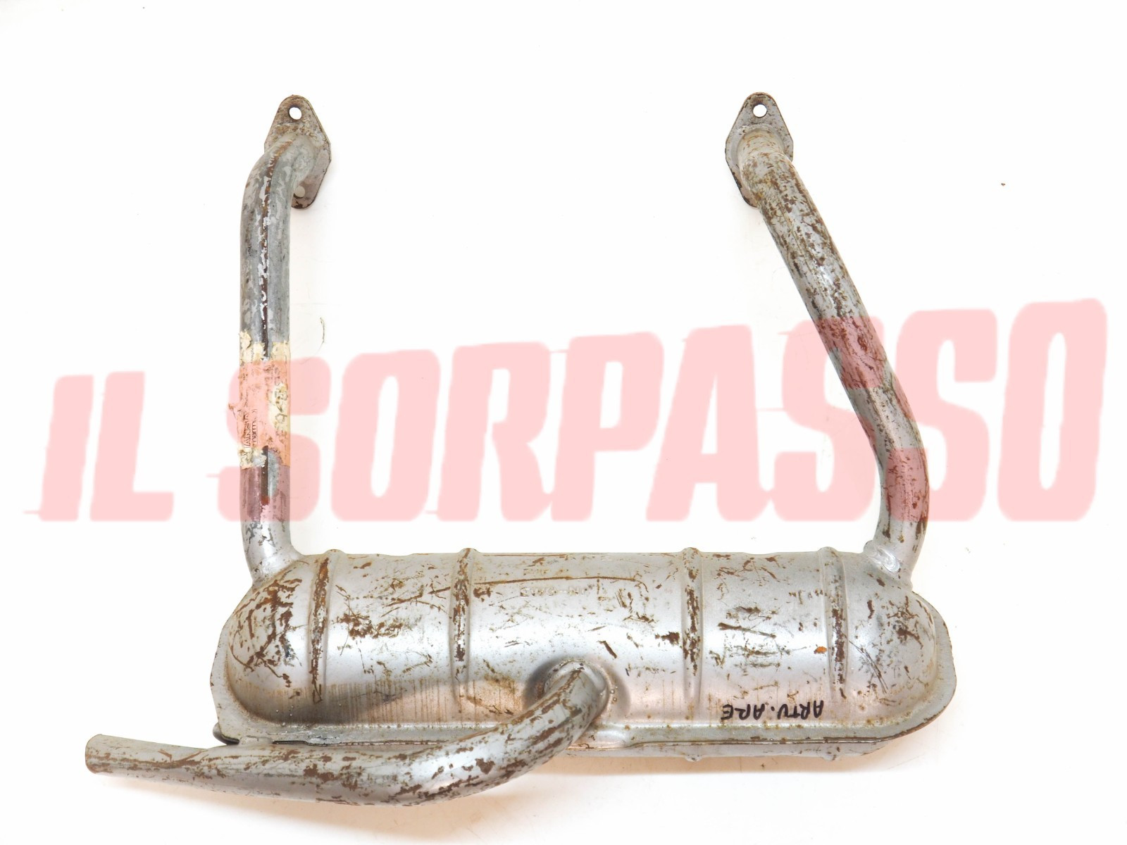 MARMITTA TERMINALE SCARICO FIAT 500 R - 126 ORIGINALE FONDO DI MAGAZZINO