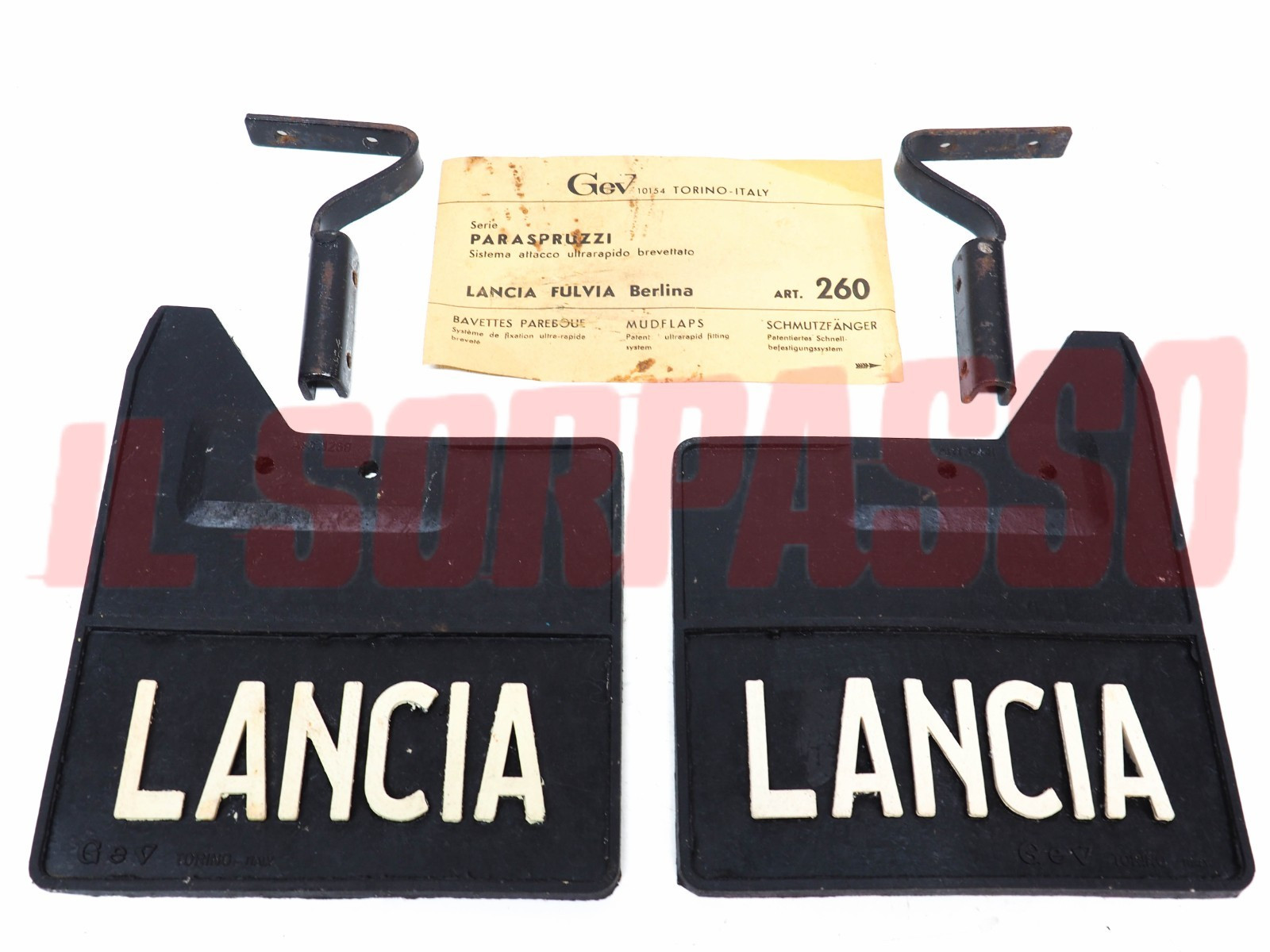 PARASPRUZZI PARAFANGHI POSTERIORI LANCIA FULVIA BERLINA - 2C - GT ORIGINALI
