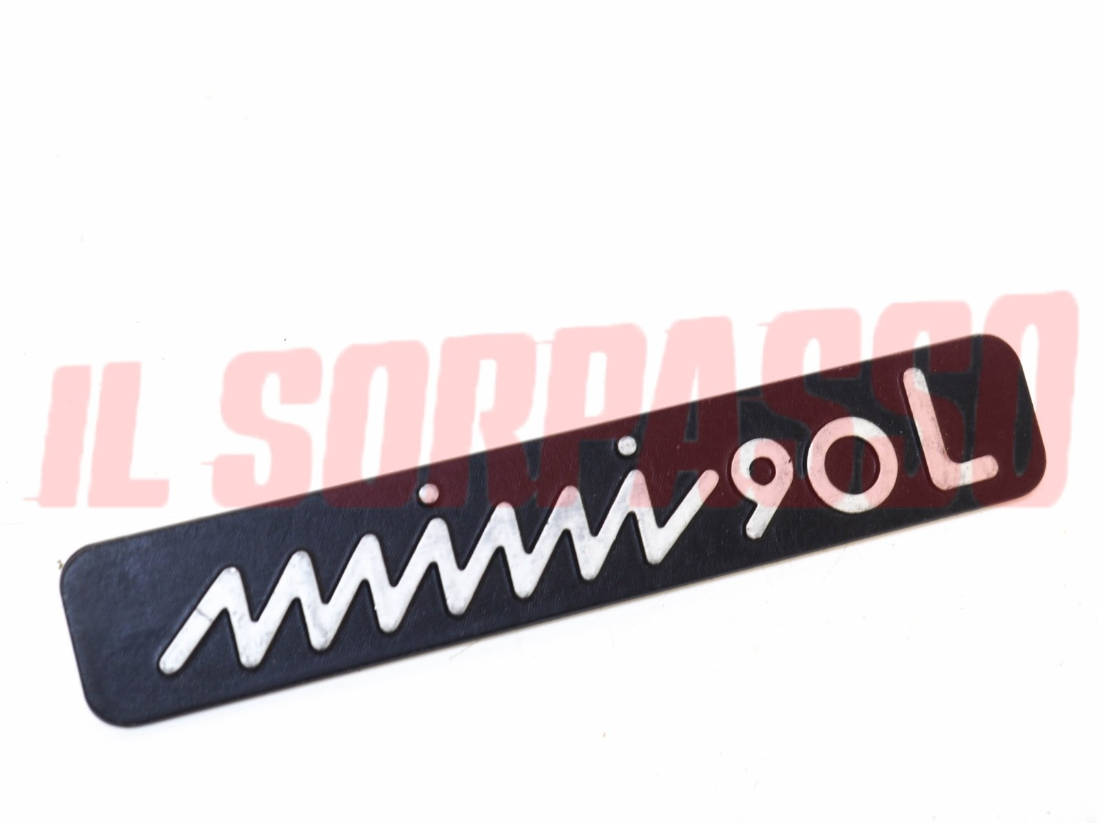 SCRITTA SIGLA INNOCENTI MINI 90 L IN ALLUMINIO ORIGINALE