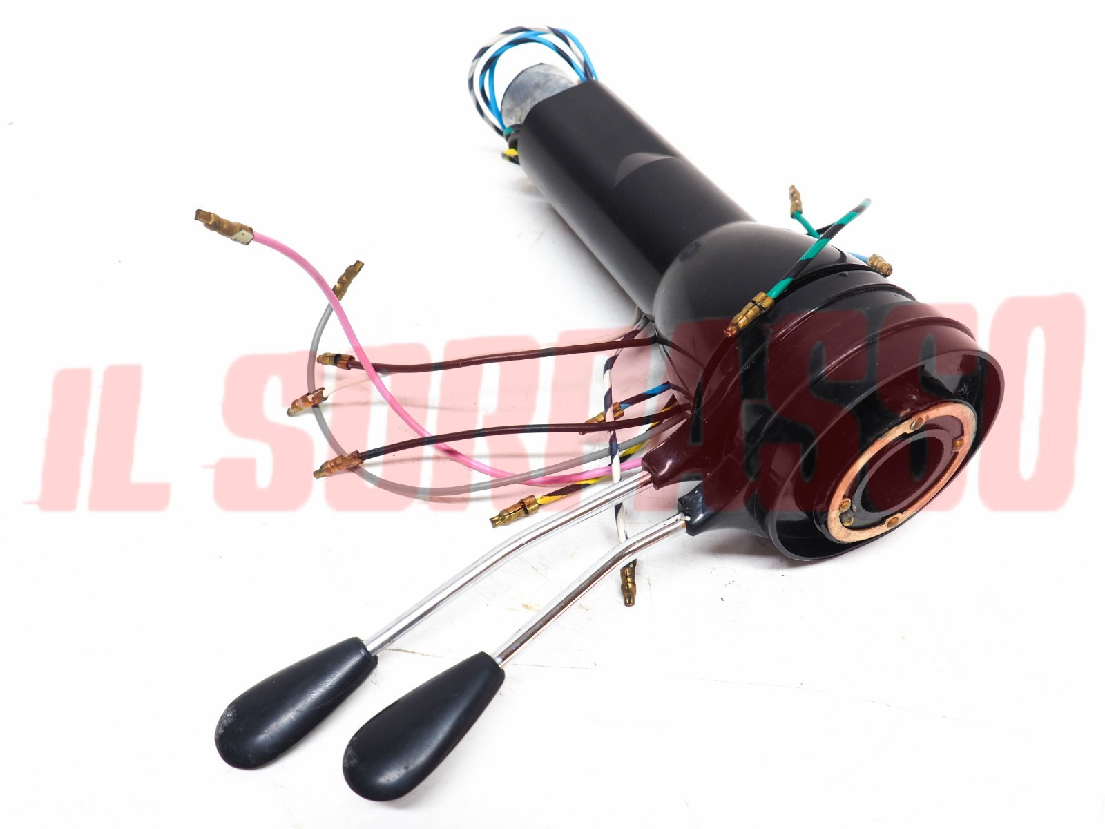 DEVIOLUCI DEVIOFRECCE STERZO NERE LEVE CROMATE FIAT 600 + D ORIGINALE