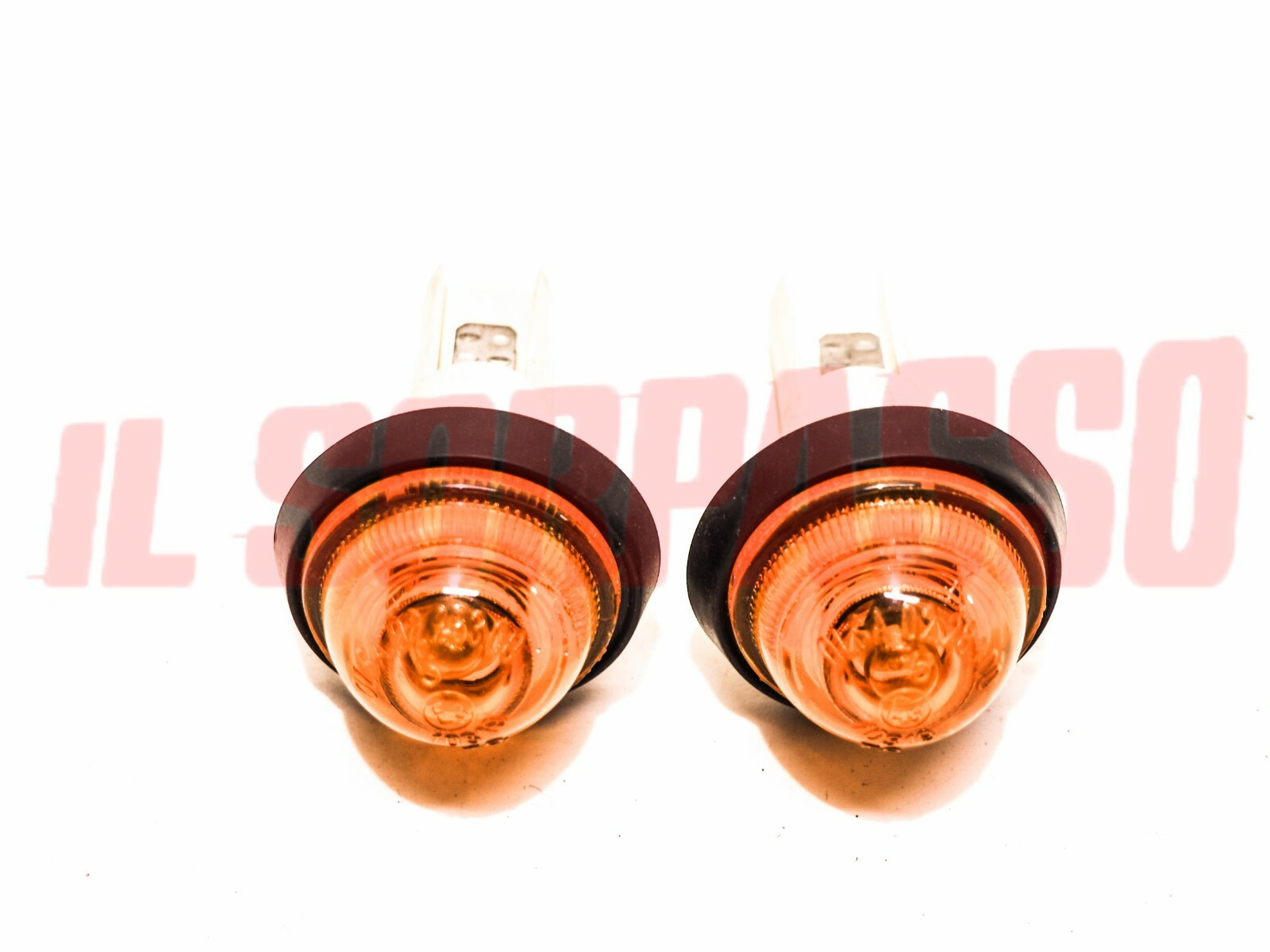 FANALINI FRECCE LATERALI FIAT 124 - 128 COUPE - 132 - X19 ORIGINALI OLSA NOS