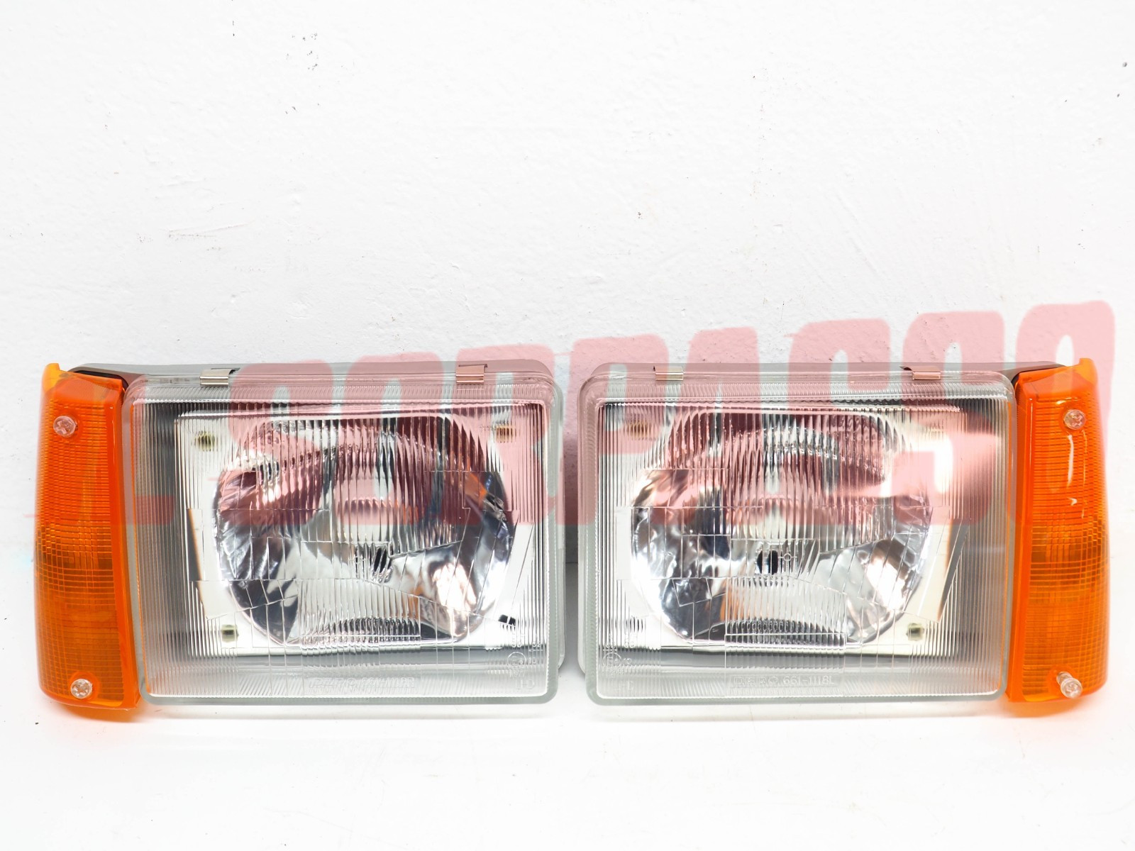 GRUPPI OTTICI FANALI FARI + FRECCE ARANCIO FIAT PANDA 141 750 1000 cc DEPO