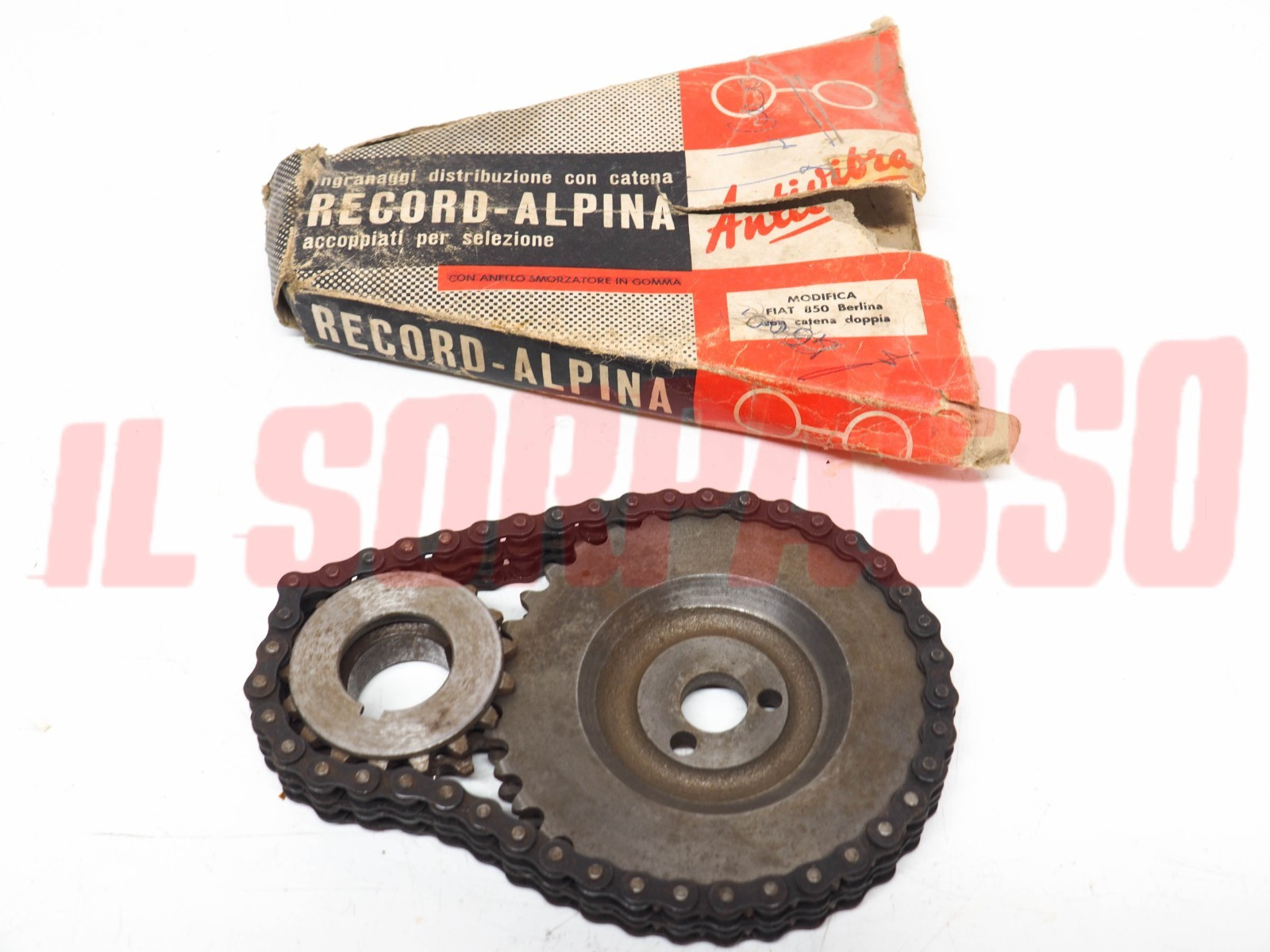 KIT DISTRIBUZIONE MODIFICA CONCATENA DOPPIA FIAT 850 SPECIAL COUPE SPIDER T