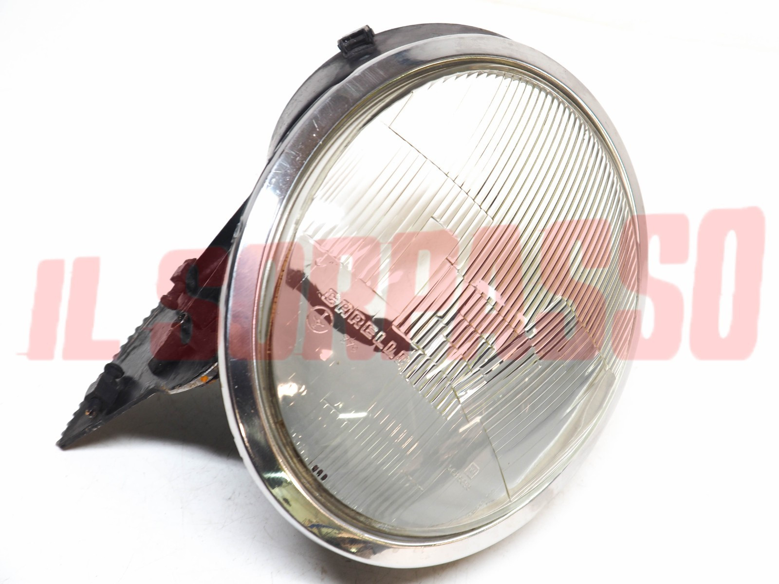 VETRO GRUPPO OTTICO FANALE FARO + CARCASSA LAMBORGHINI MIURA ORIGINALE CARELLO