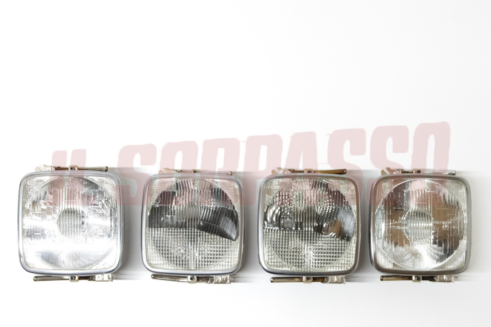 GRUPPI OTTICI FANALI FARI FIAT 125 BERLINA SPECIAL DAL 4.68 JODIO CARELLO