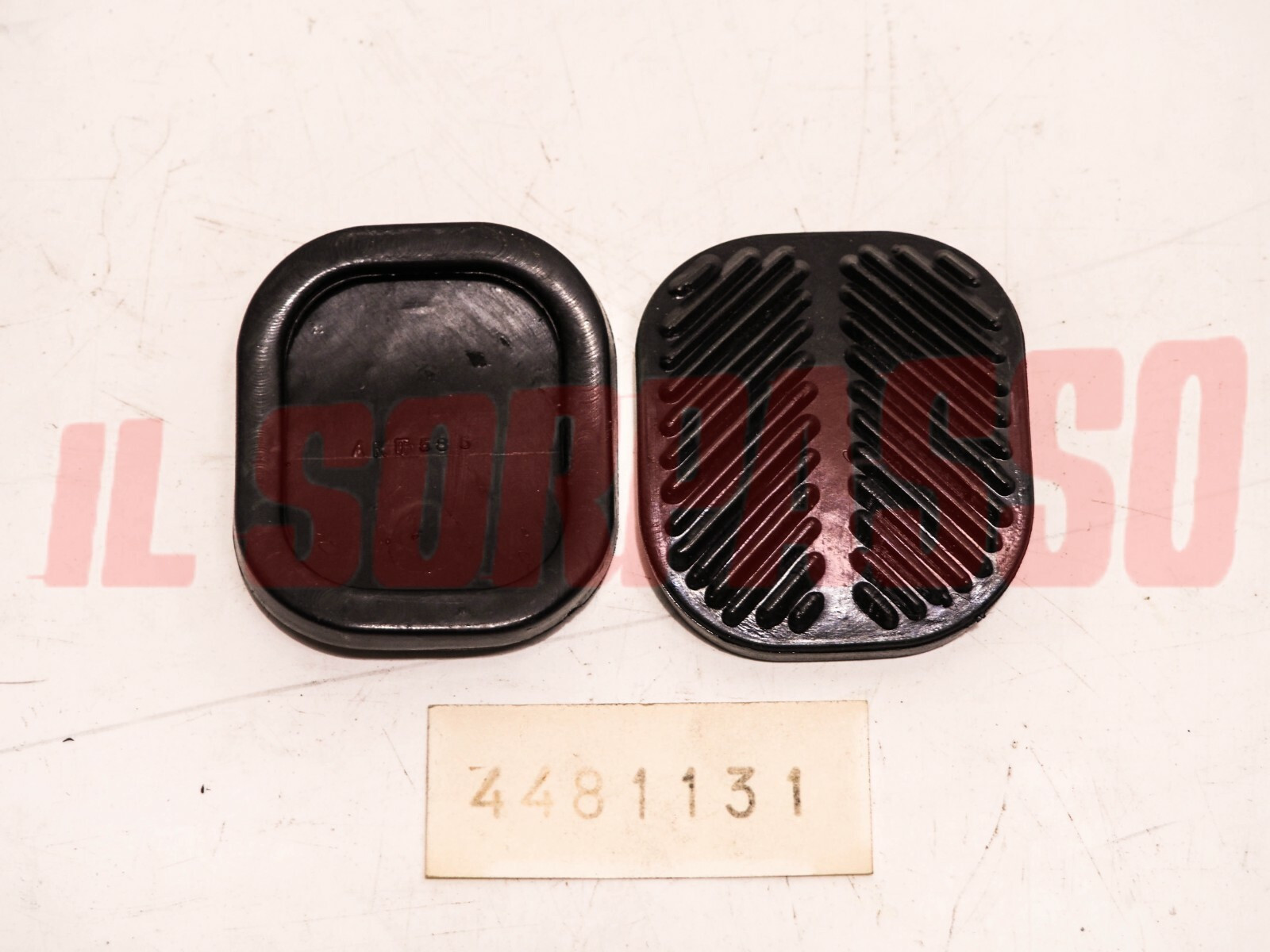 COPRI PEDALI FRENO FRIZIONE FIAT 124 125 127 128 A112 + ABARTH ORIGINALI 4481131