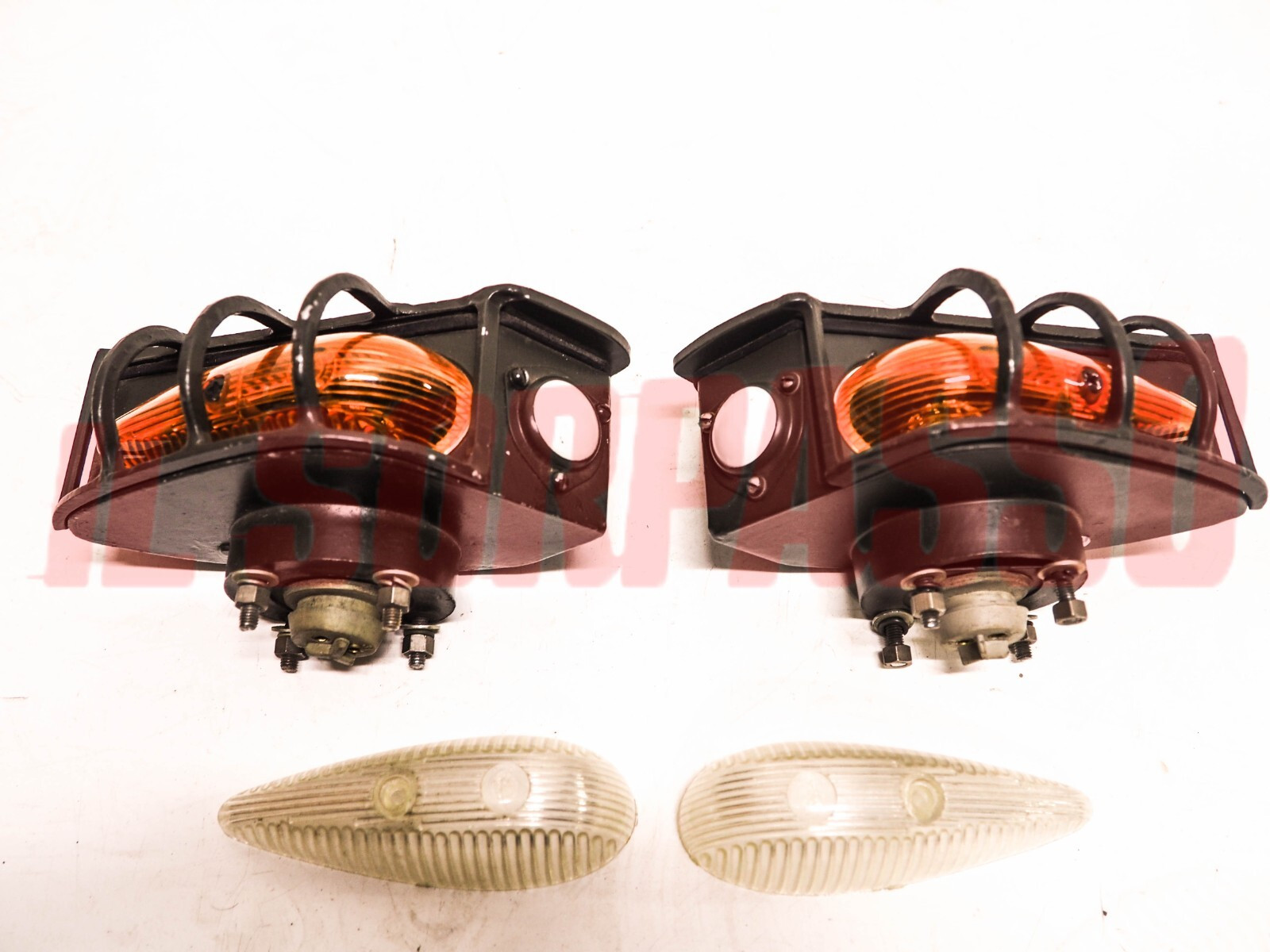 FANALINI ANTERIORI FRECCE DX - SX FIAT CAMPAGNOLA AR 51 - 55  MILITARE CARELLO