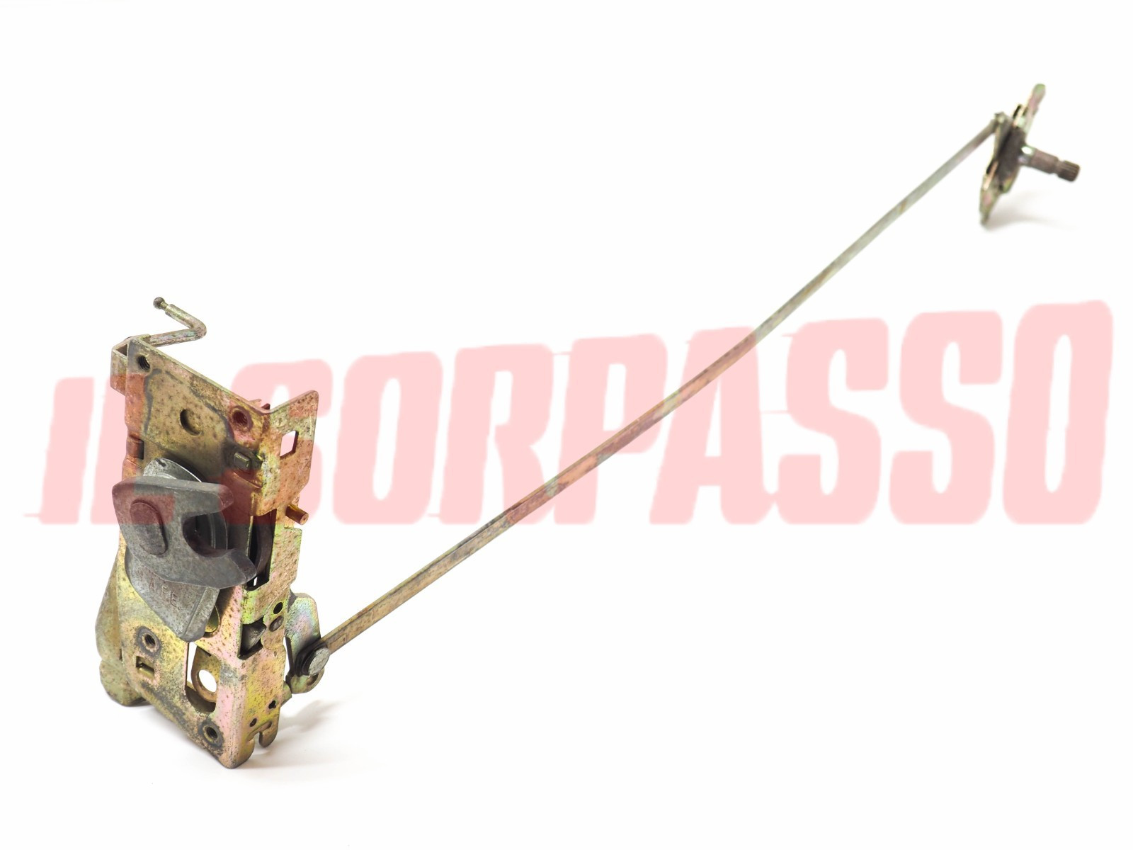 SERRATURA + RINVIO PORTA DESTRA FIAT 124 SPIDER SPORT ORIGINALE SAFE