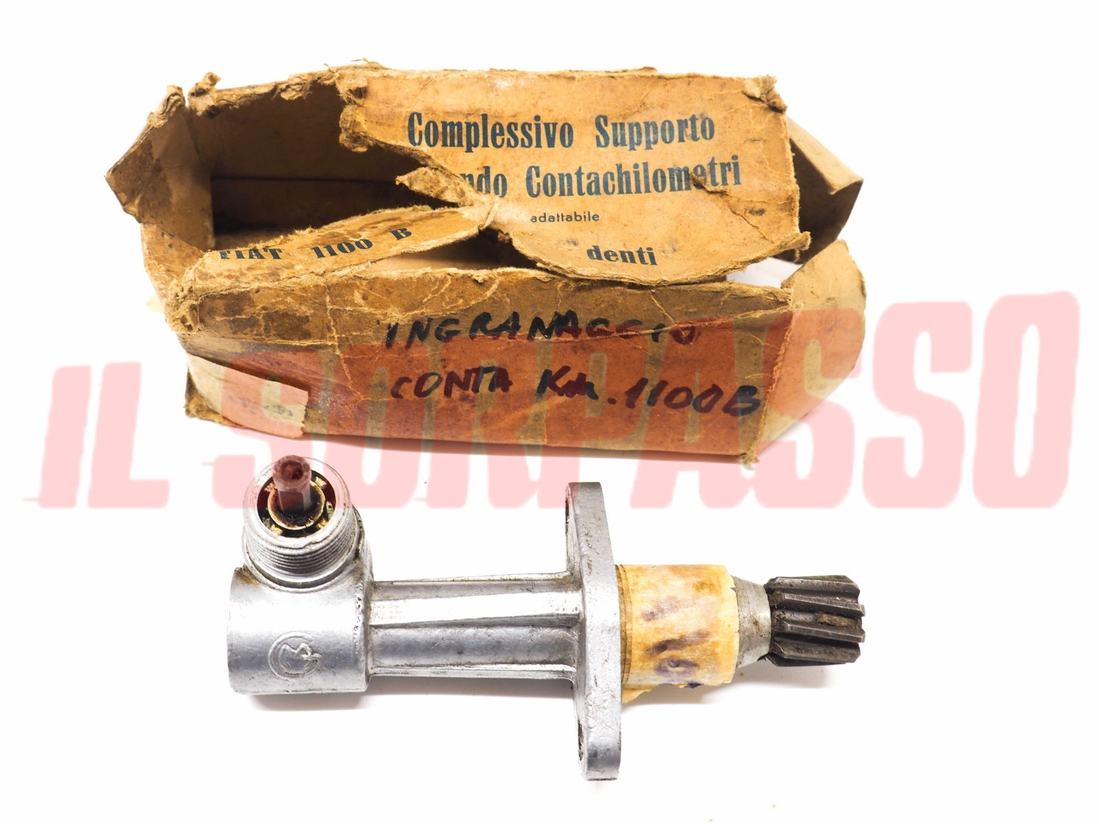 RINVIO CONTACHILOMETRI CAMBIO FIAT 1100 B ORIGINALE 9 DENTI