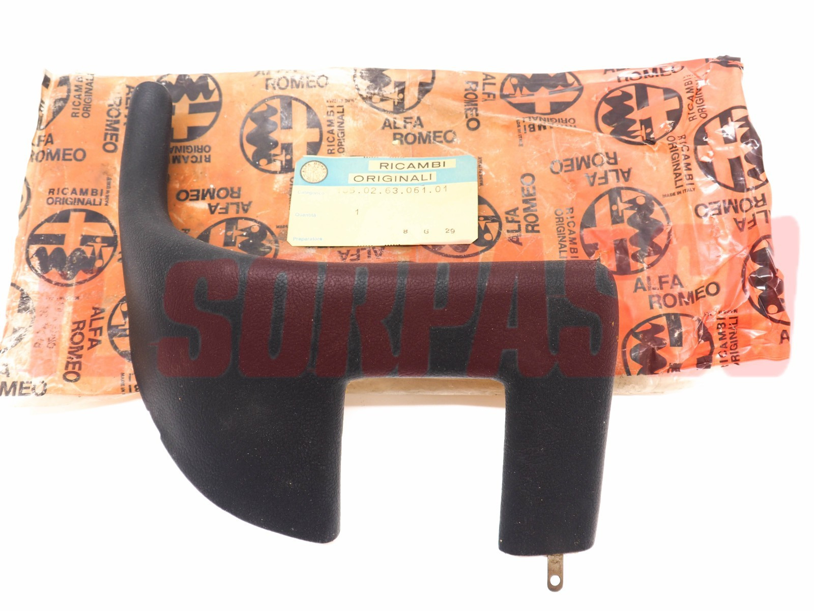 IMBOTTITURA INFERIORE CRUSCOTTO LATO GUIDA ALFA ROMEO GIULIA SPRINT GT 1 SERIE