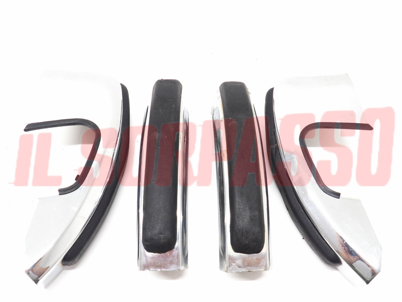 ROSTRI BORCHIE PARAURTI ANTERIORI + POSTERIORI FIAT 124 SPORT COUPE CC USATI