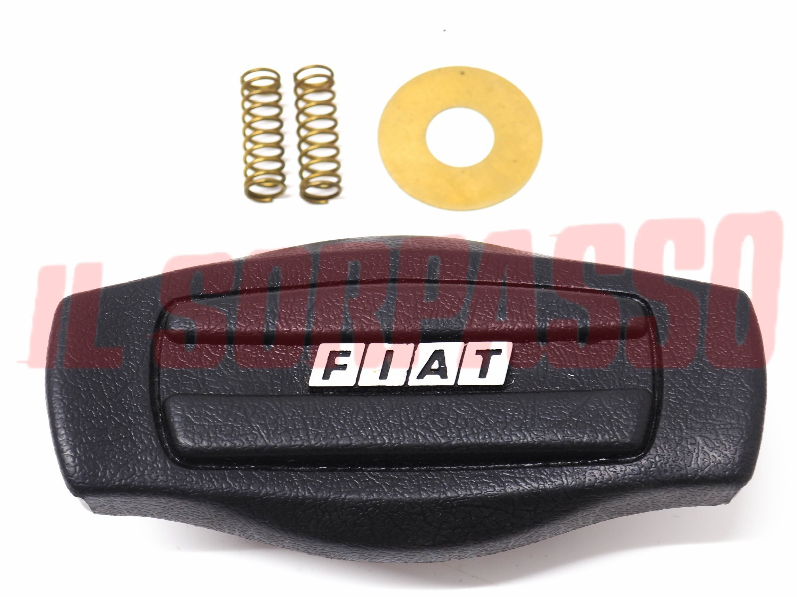 TAPPO COPERCHIO PULSANTE CLACSON  VOLANTE FIAT 131 1 SERIE ORIGINALE NOS