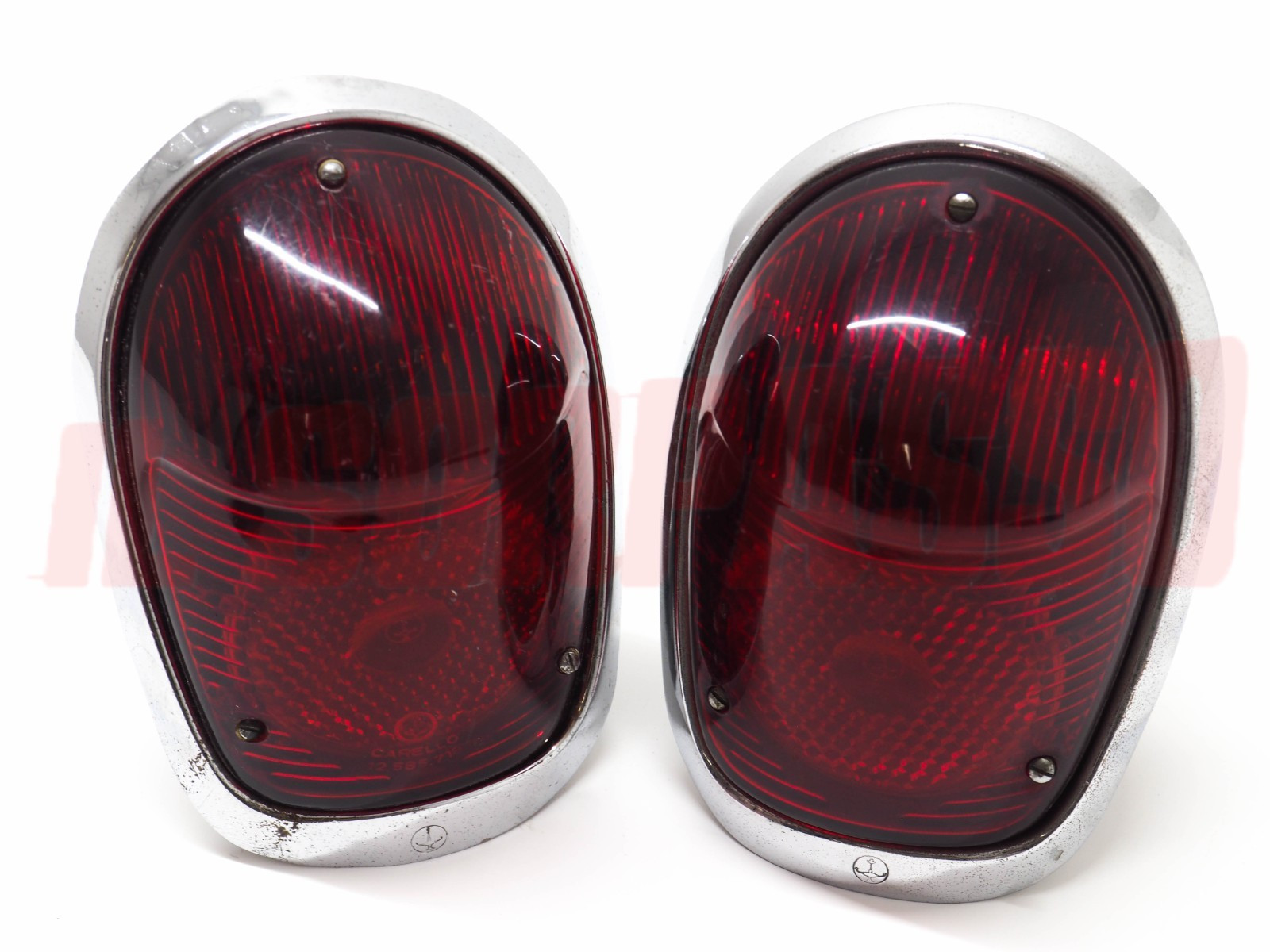 FANALI POSTERIORI PLASTICA ROSSA ALFA ROMEO 1900 BERLINA ORIGINALI CARELLO NOS