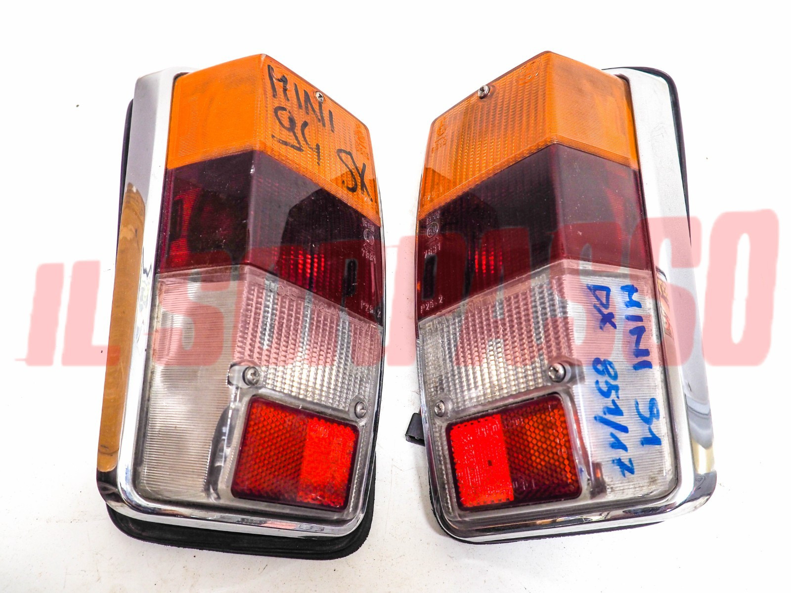 FANALI POSTERIORI DESTRO SINISTRO ROVER MINI MINOR COOPER ORIGINAL LUCAS ENGLAND