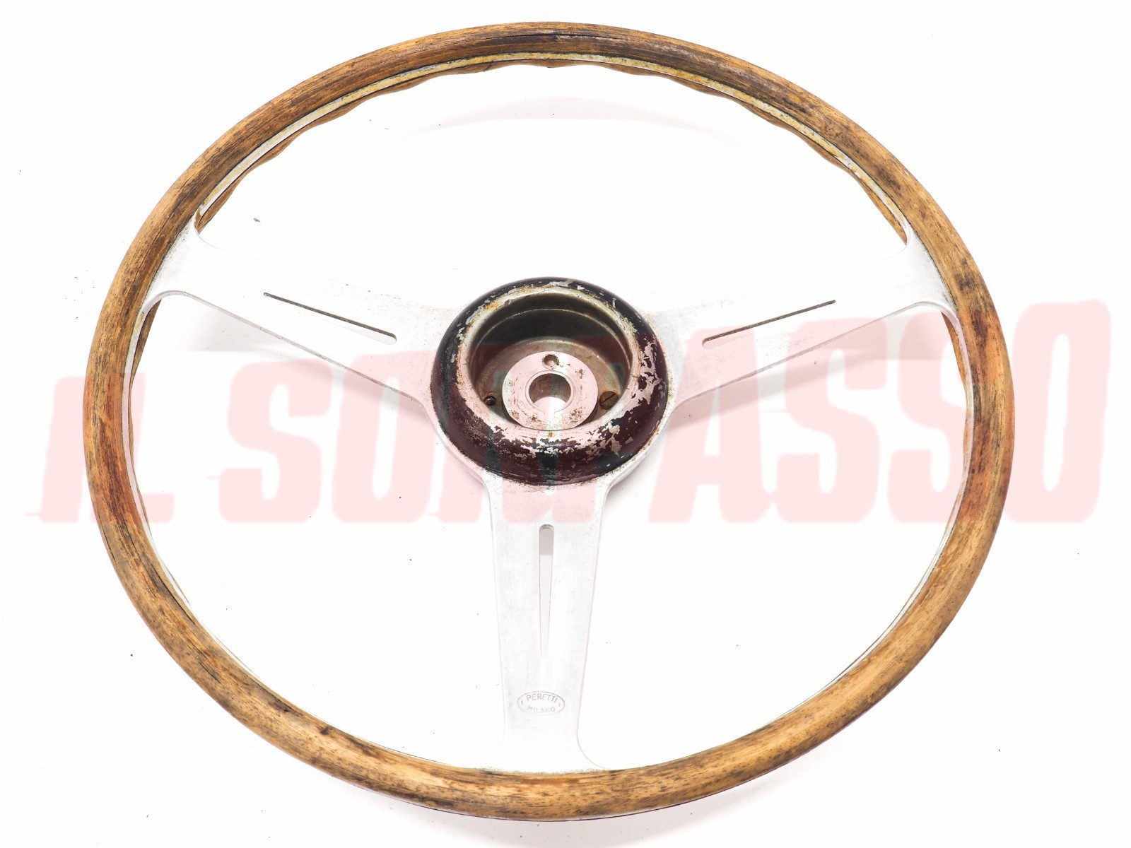 VOLANTE STERZO IN LEGNO ALFA ROMEO GIULIETTA GIULIA GT DUETTO 1750 2000 PERETTI