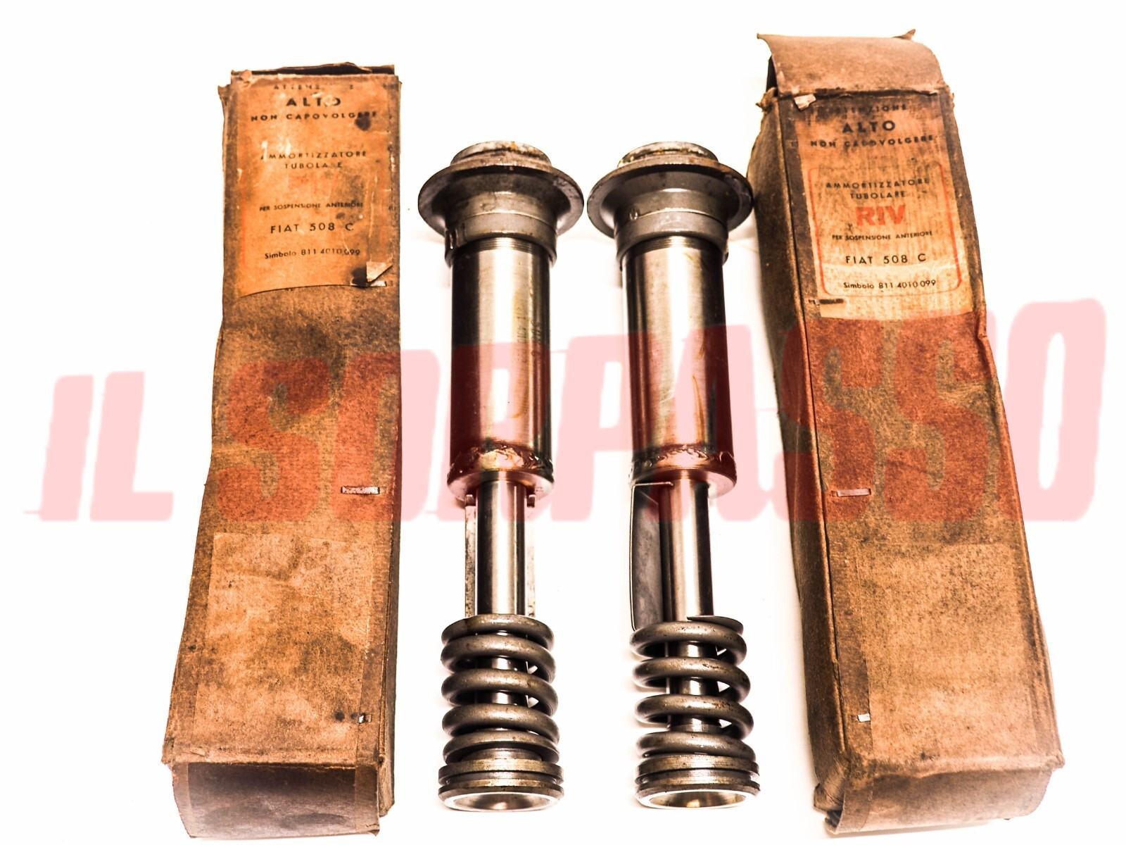 AMMORTIZZATORI ANTERIORI FIAT 508 C - 1100 A NUOVA BALILLA ORIGINALI RIV NOS