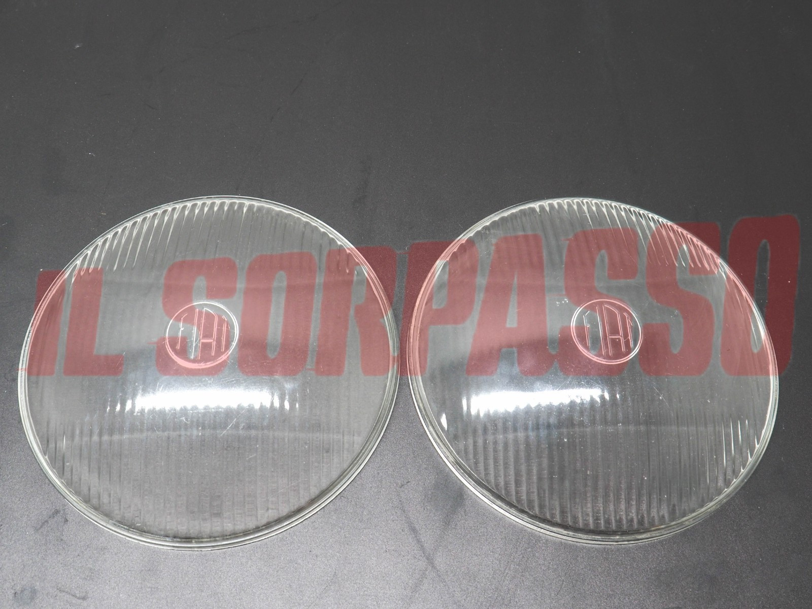 VETRI GRUPPI OTTICI FANALI FARI LOGO FIAT FIAT 508 C 1100 A FUORISERIE BARCHETTA
