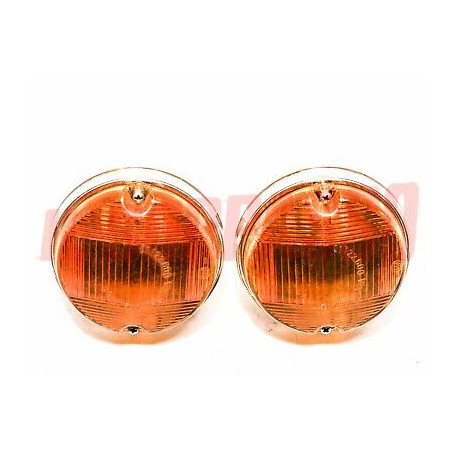 FANALINI ANTERIORI FRECCE ARANCIO FIAT 124 COUPE - 850 COUPE 1 S - 1100 R