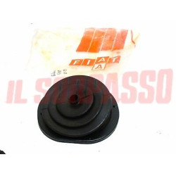 CUFFIA LEVA CAMBIO IN GOMMA CON CORNICE IN METALLO FIAT 132 ORIGINALE